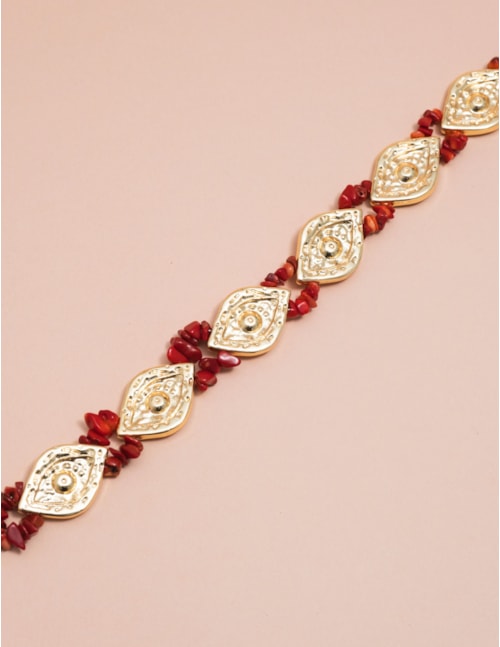 CHOKER EYES ZAIA CORAL - B2B