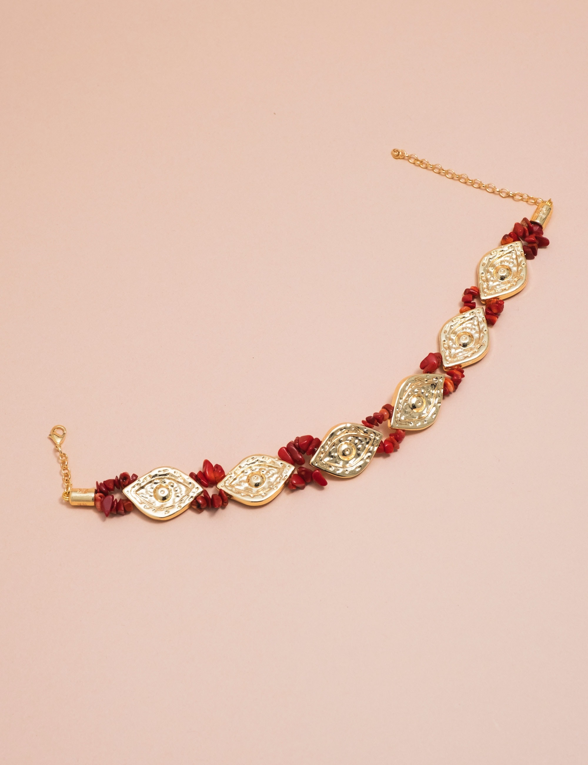 CHOKER EYES ZAIA CORAL - B2B