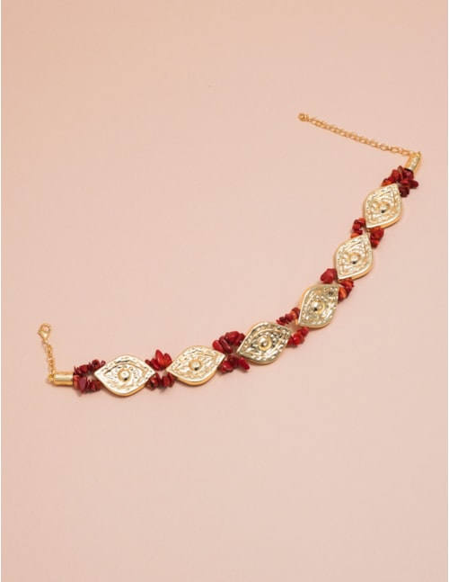 CHOKER EYES ZAIA CORAL - B2B
