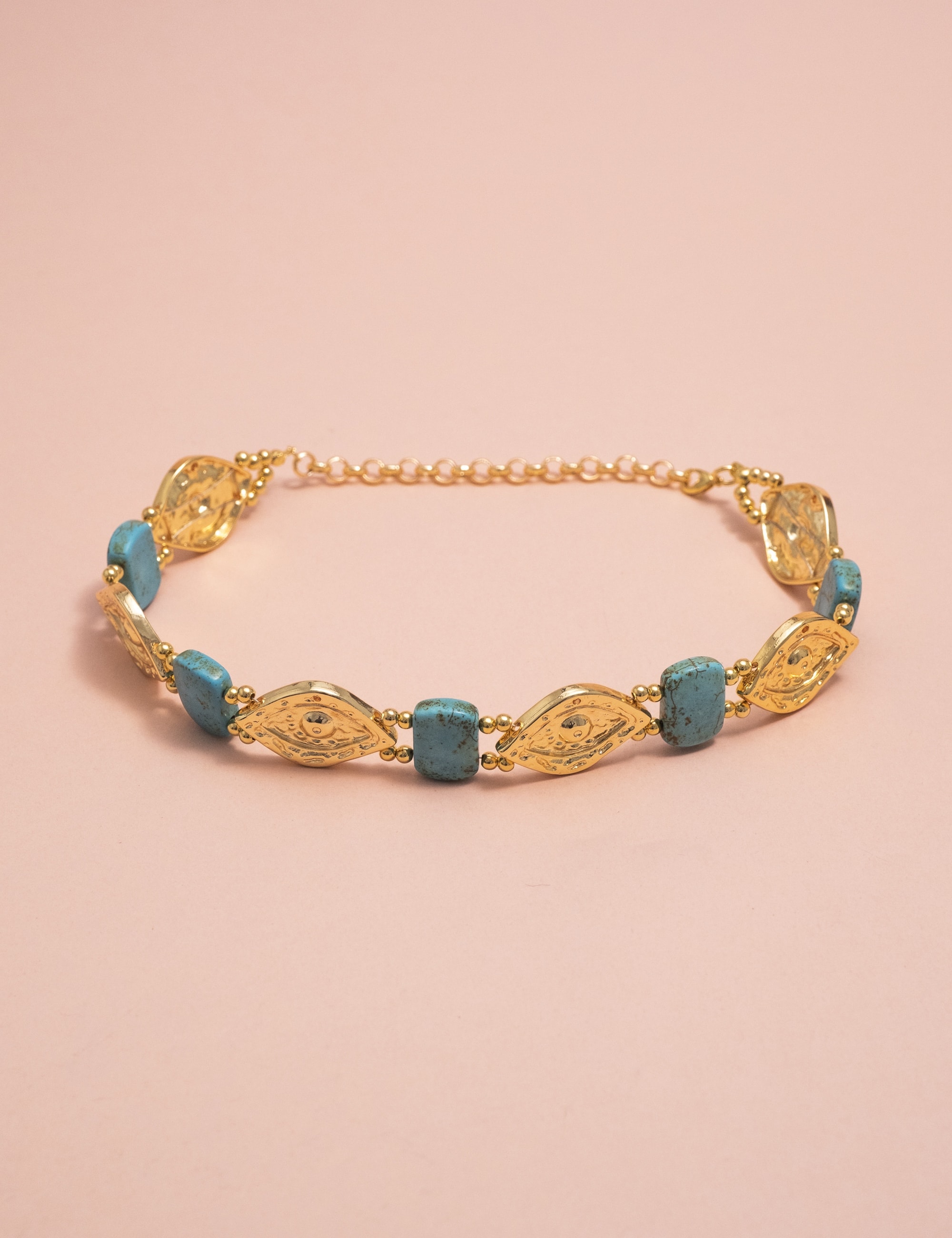CHOKER OLHO PEDRA TURQUESA - CO29108VO01
