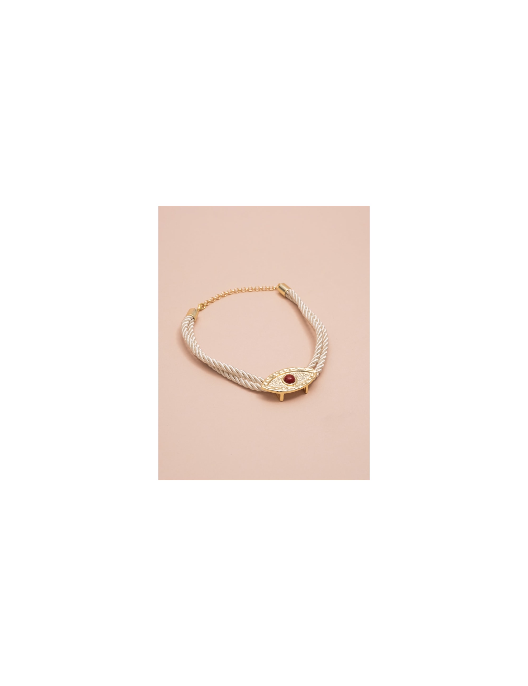 CHOKER PEDRA HOWLITA VERMELHA - CO29026VO03