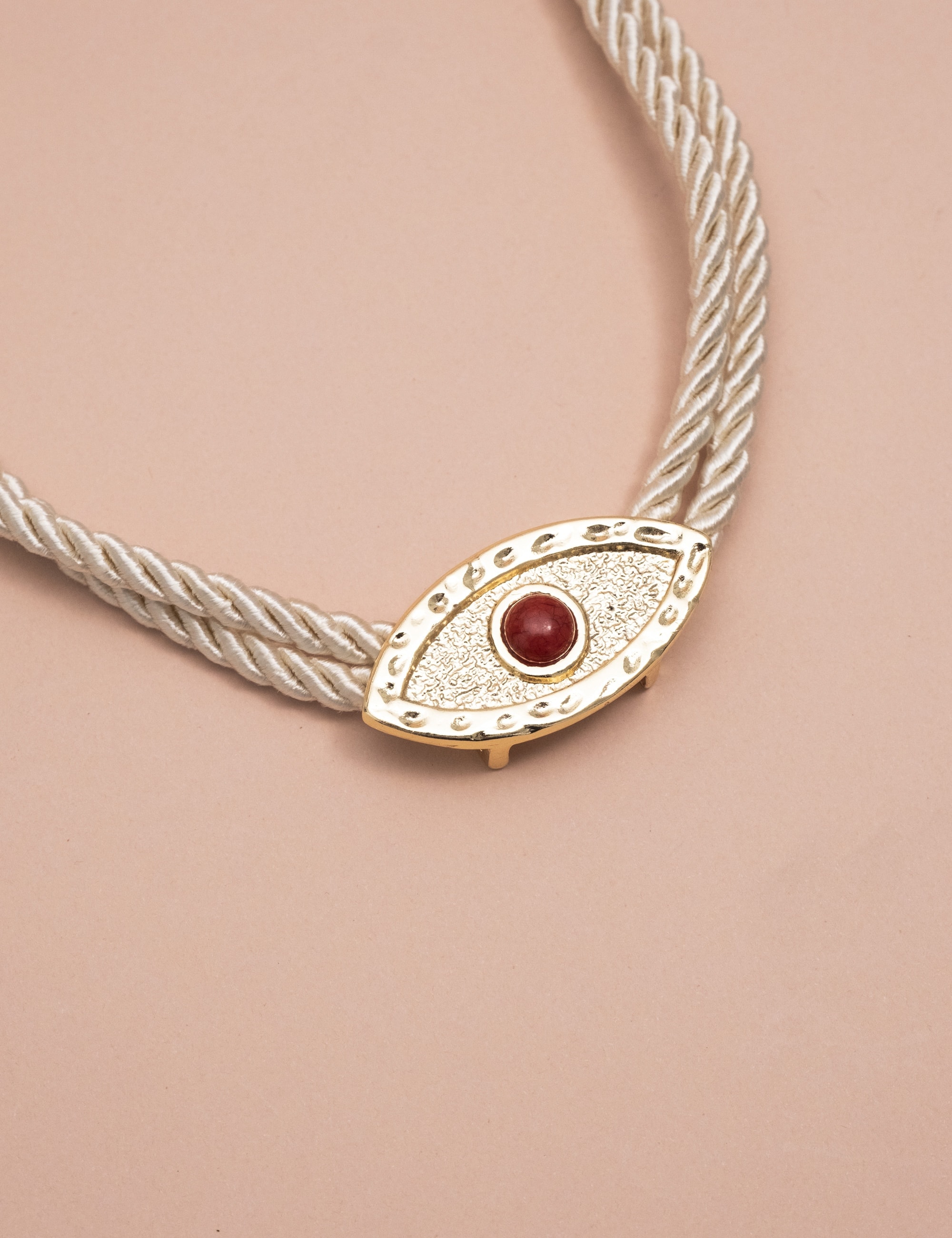 CHOKER PEDRA HOWLITA VERMELHA - CO29026VO03