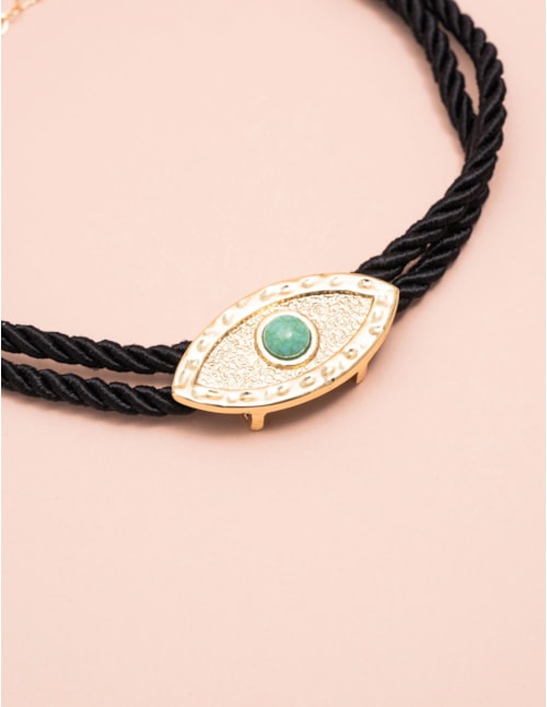 CHOKER PEDRA TURQUESA B2B - CO29026VO01