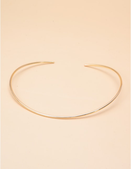 COLAR ARO LISO OURO - CO29382VO01