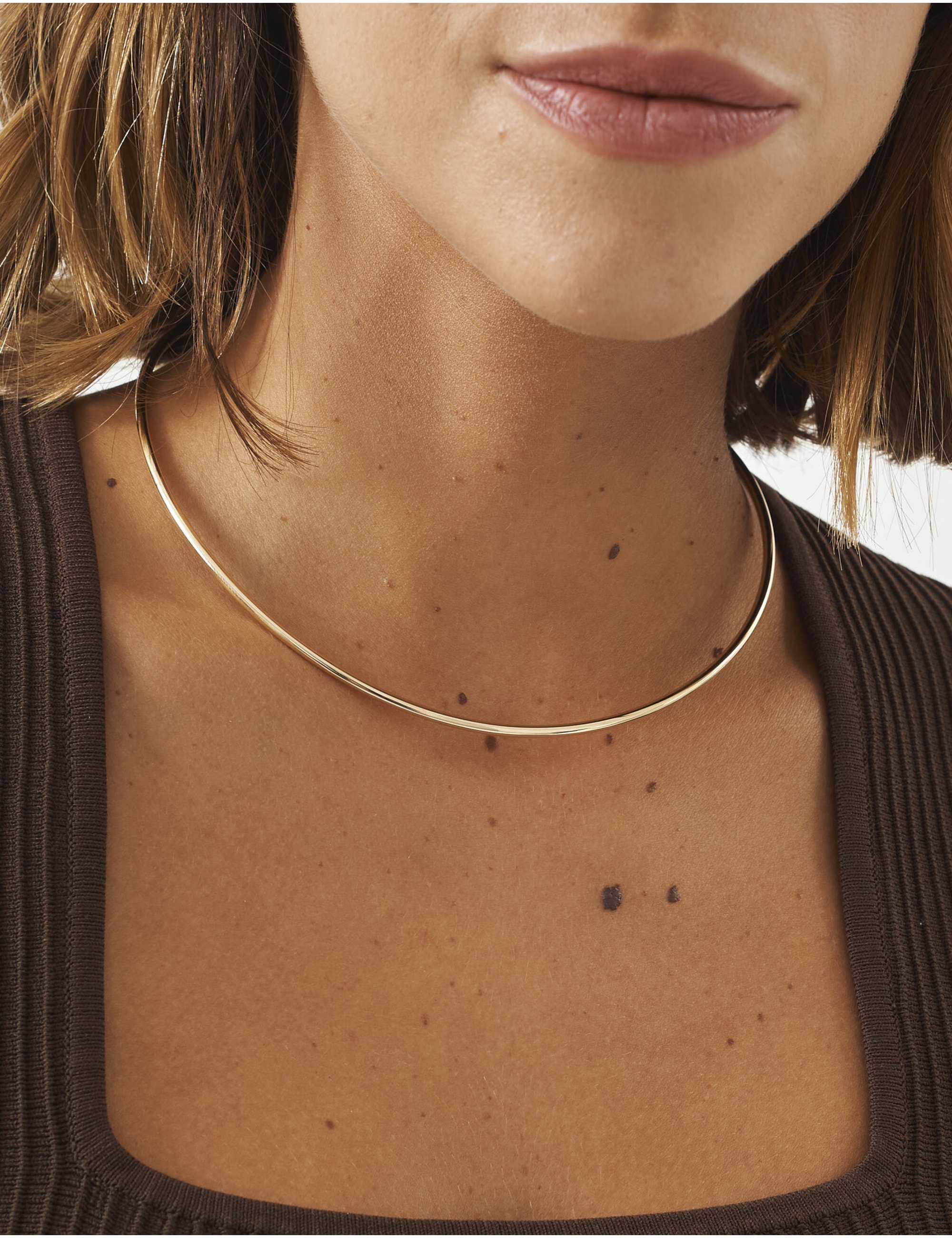 COLAR ARO LISO OURO - CO29382VO01