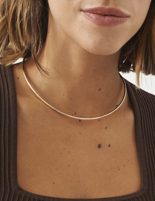 COLAR ARO LISO OURO - CO29382VO01