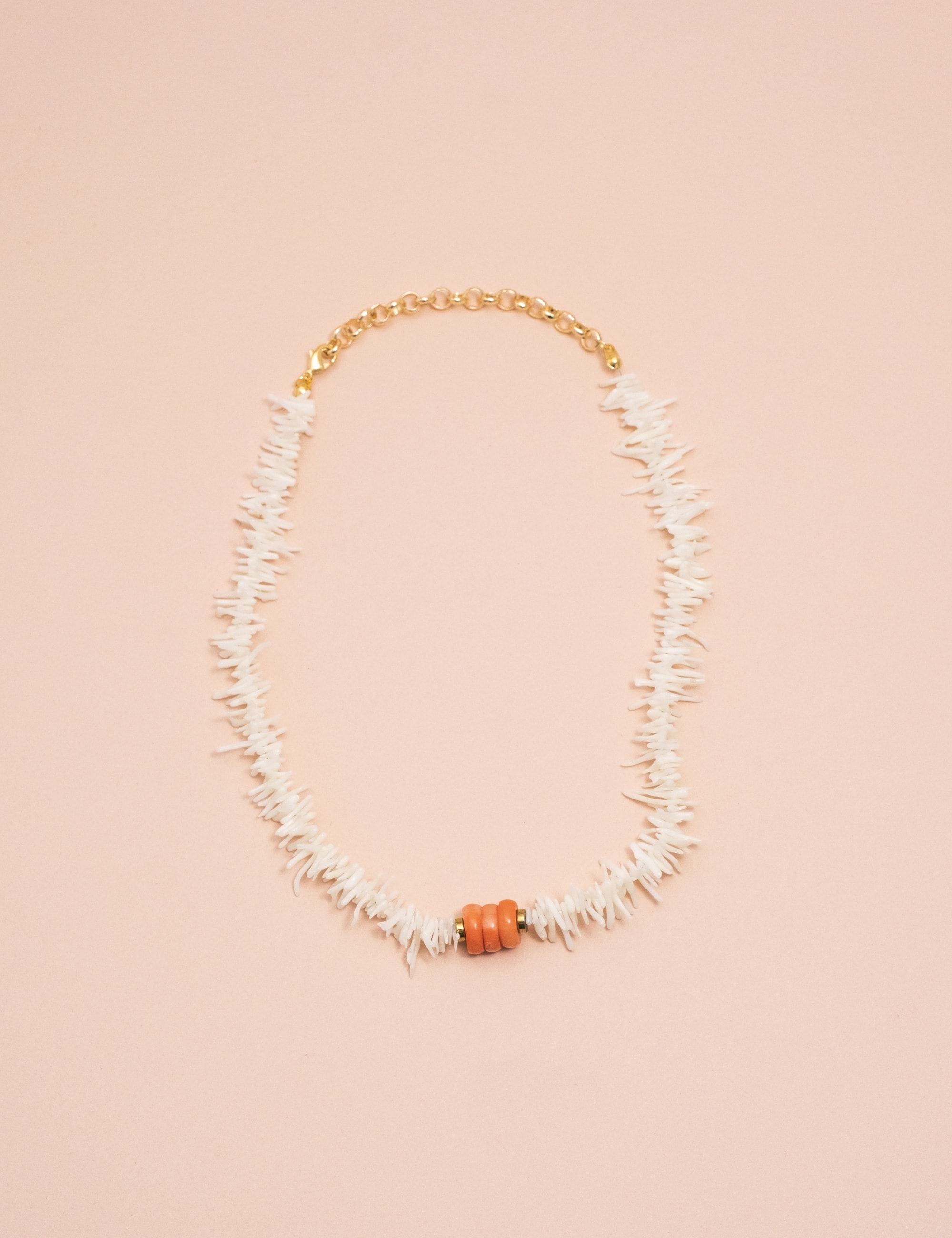 COLAR CASCALHO CORAL - CO29082VO01