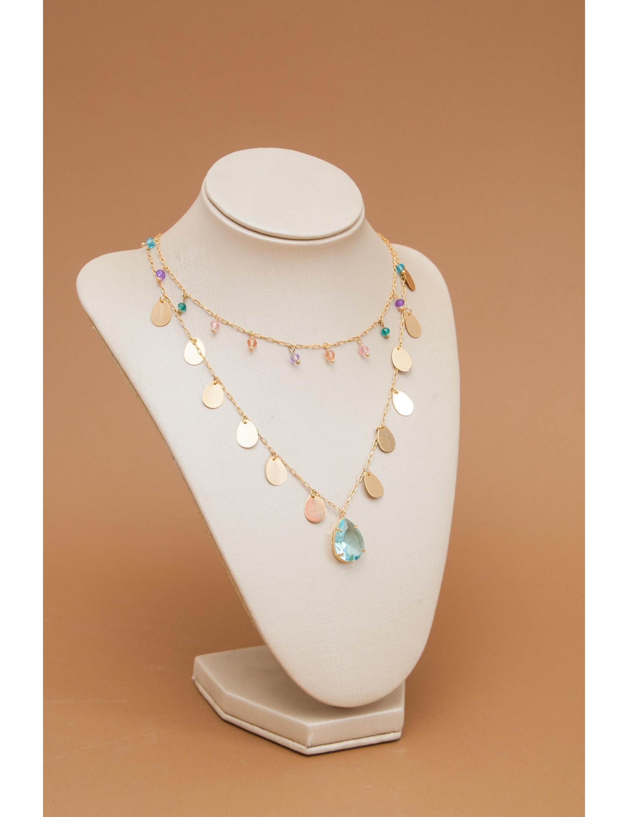 COLAR CHOKER CRISTAIS COLORS B2B - CO0017VO01