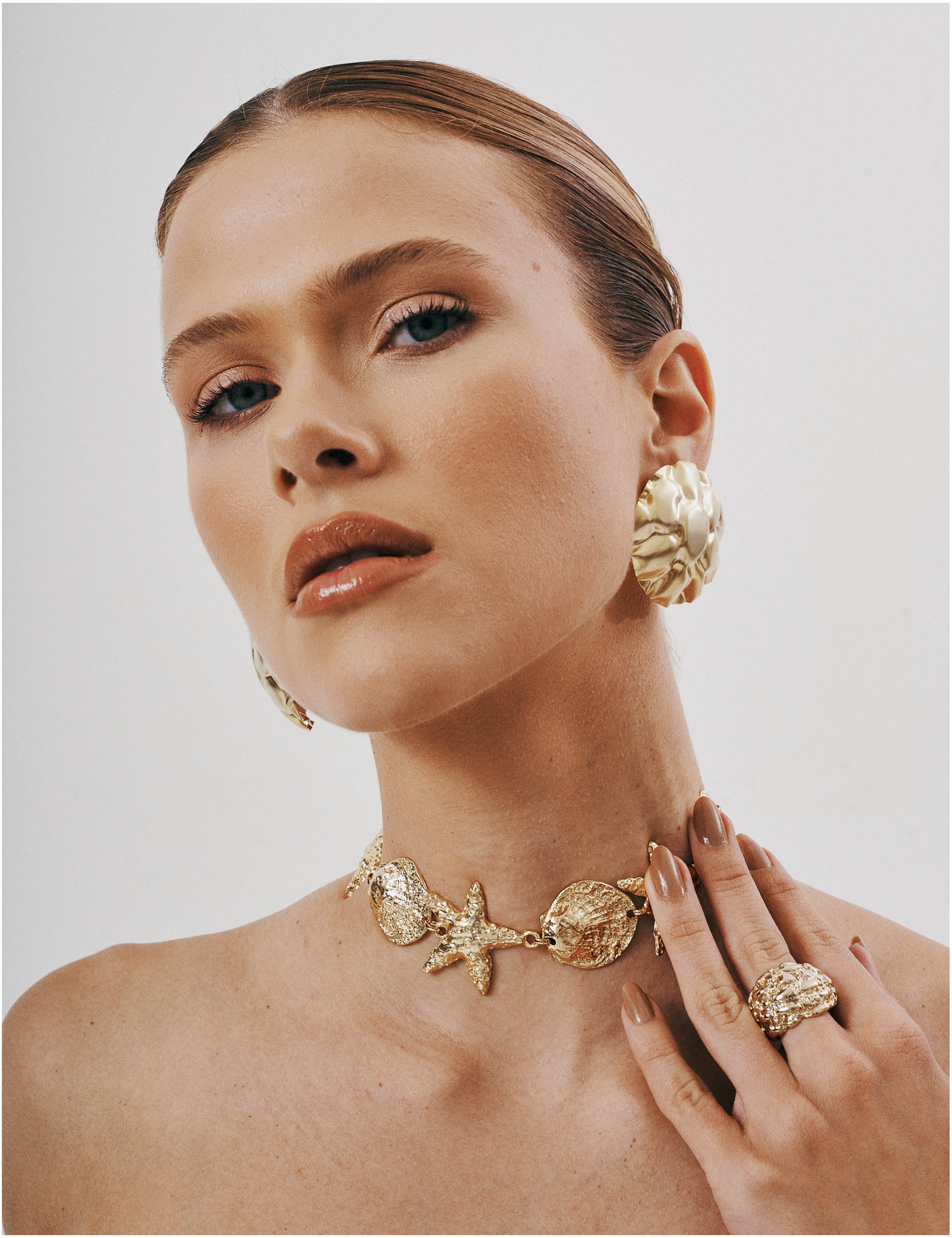 COLAR CHOKER MAR OURO - CO29325