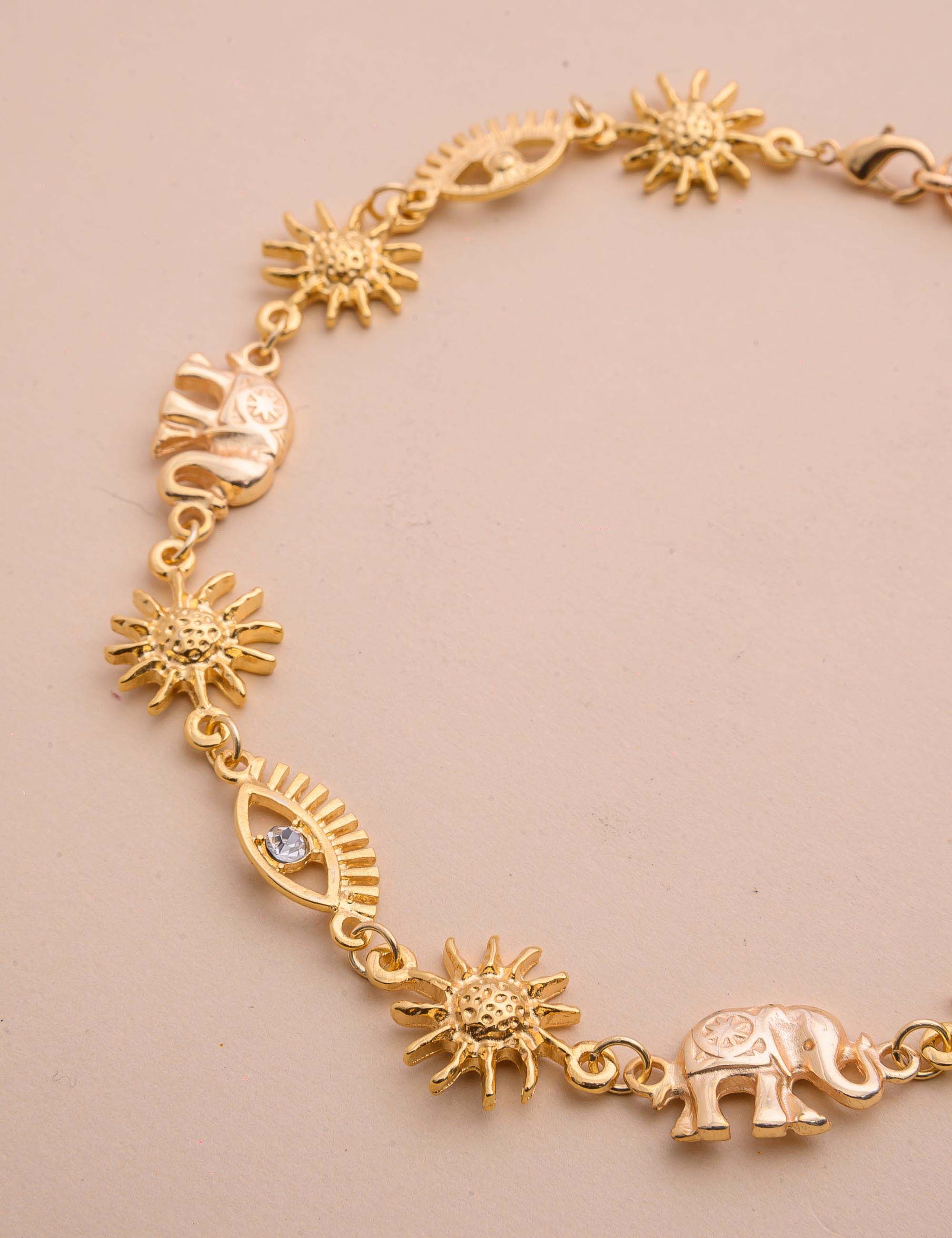 COLAR CHOKER OURO SOL ELEFANTE - CO29171VO01