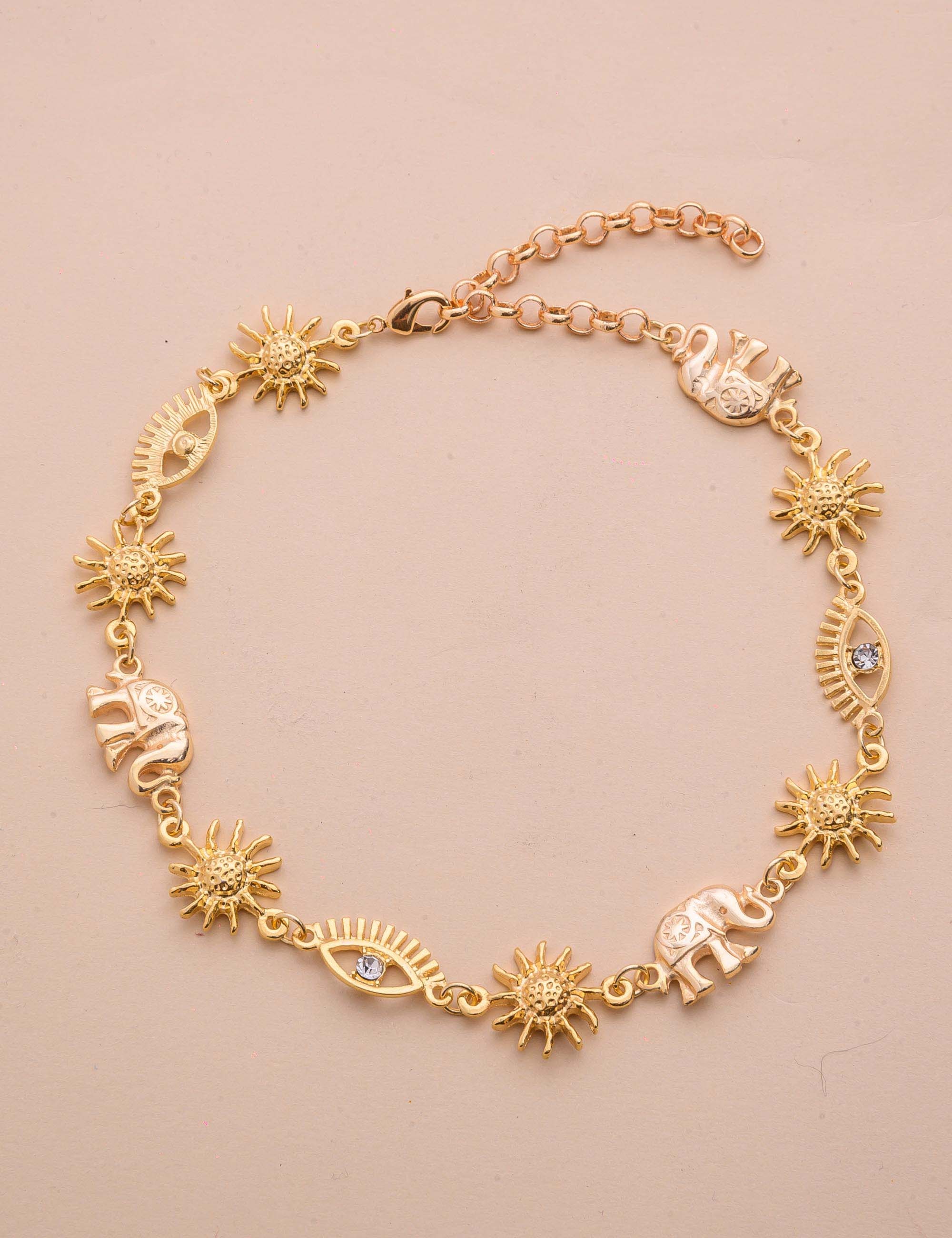 COLAR CHOKER OURO SOL ELEFANTE - CO29171VO01