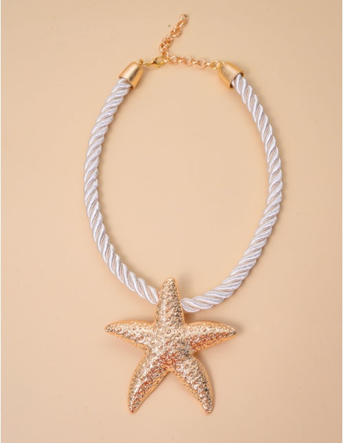 COLAR CHOKER PINGENTE ESTRELA - CO29338VO17