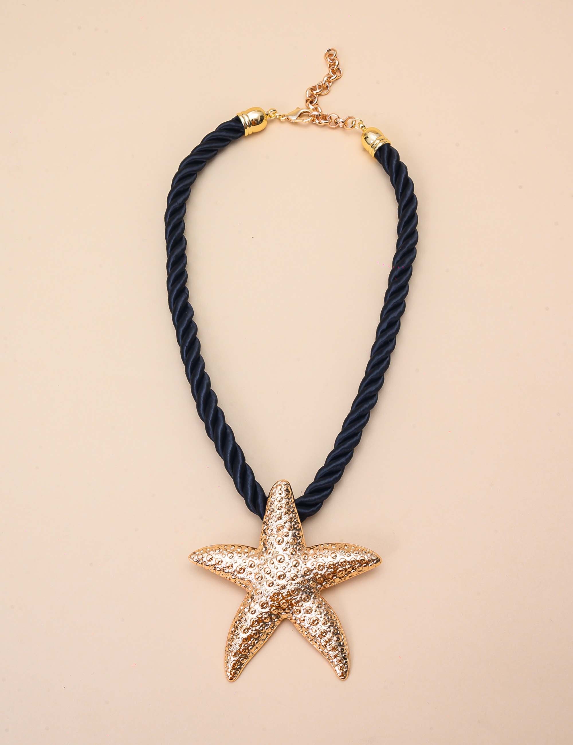 COLAR CHOKER PINGENTE ESTRELA DO MAR - CO29338