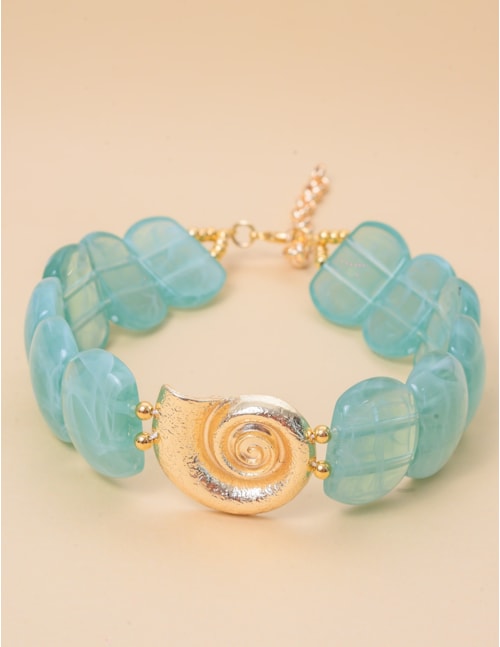 COLAR CHOKER RESINA VERDE - CO29329VO13