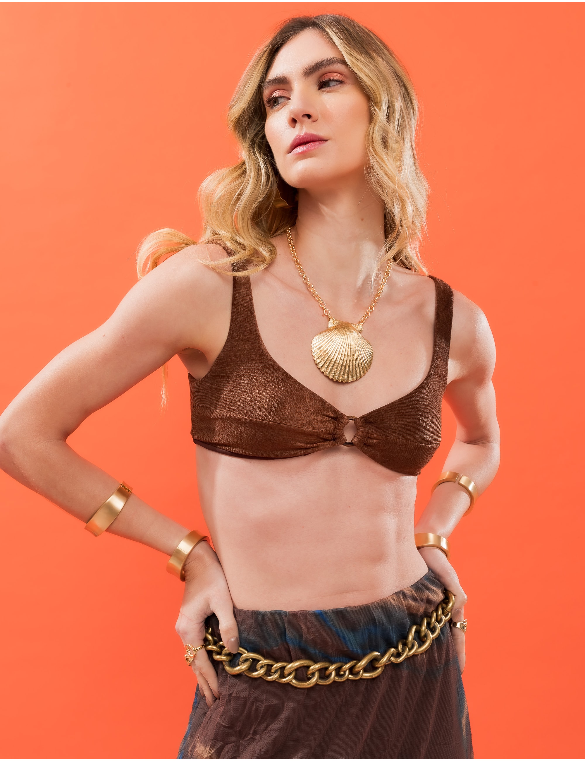 COLAR CONCHA ESMALTADA - CO3011