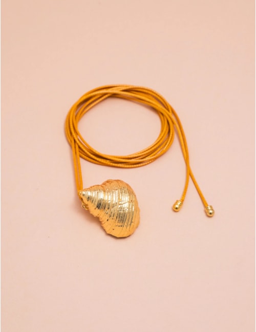 COLAR CONCHA OURO  B2B - CO3046VO01