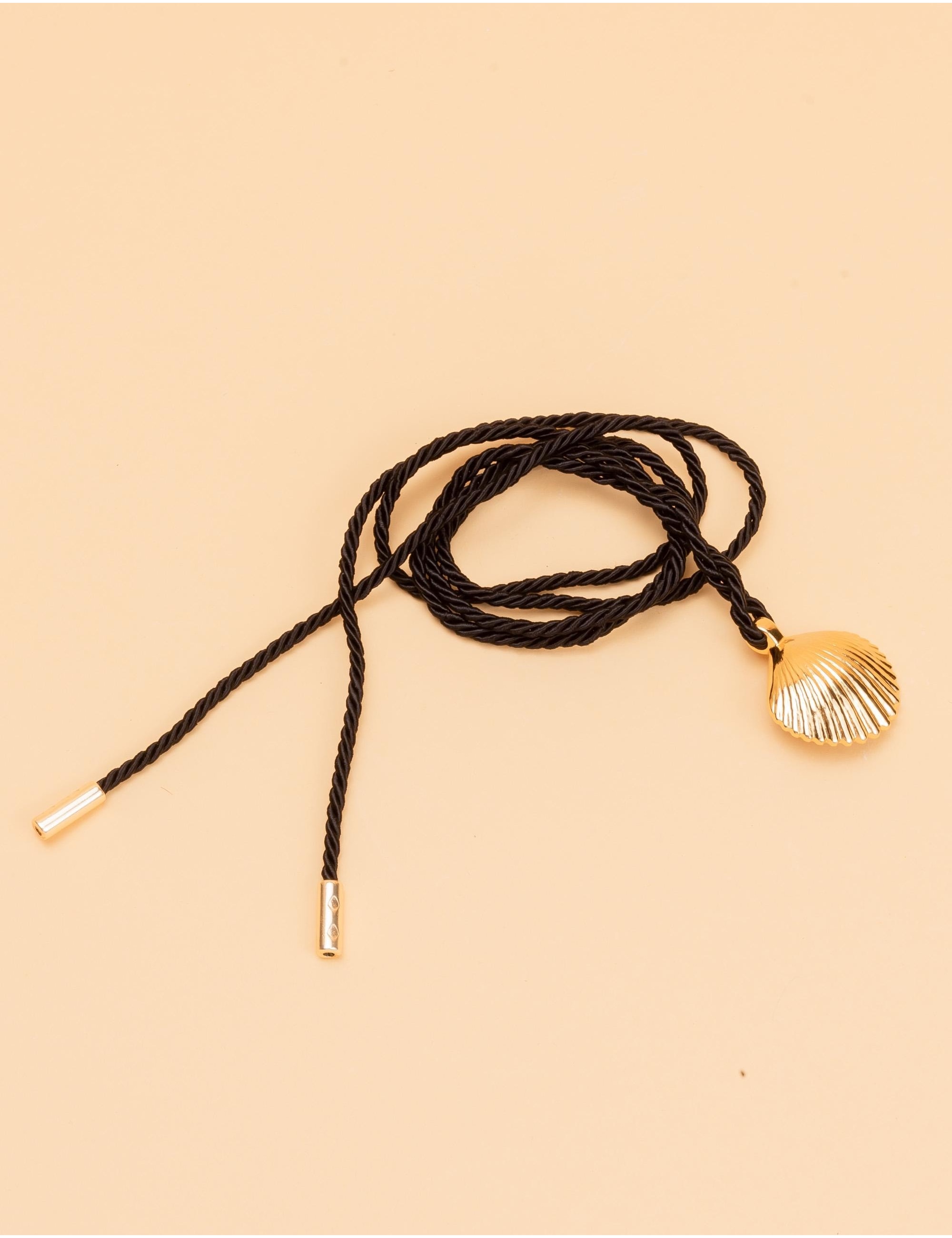 COLAR CONCHA PÉROLA PRETO B2B- CO2531VO01