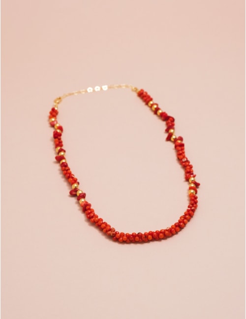 COLAR CORAL STELA - B2B