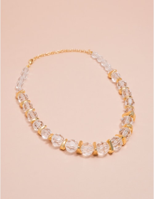 COLAR CRISTAL OURO B2B - CO3019VO01