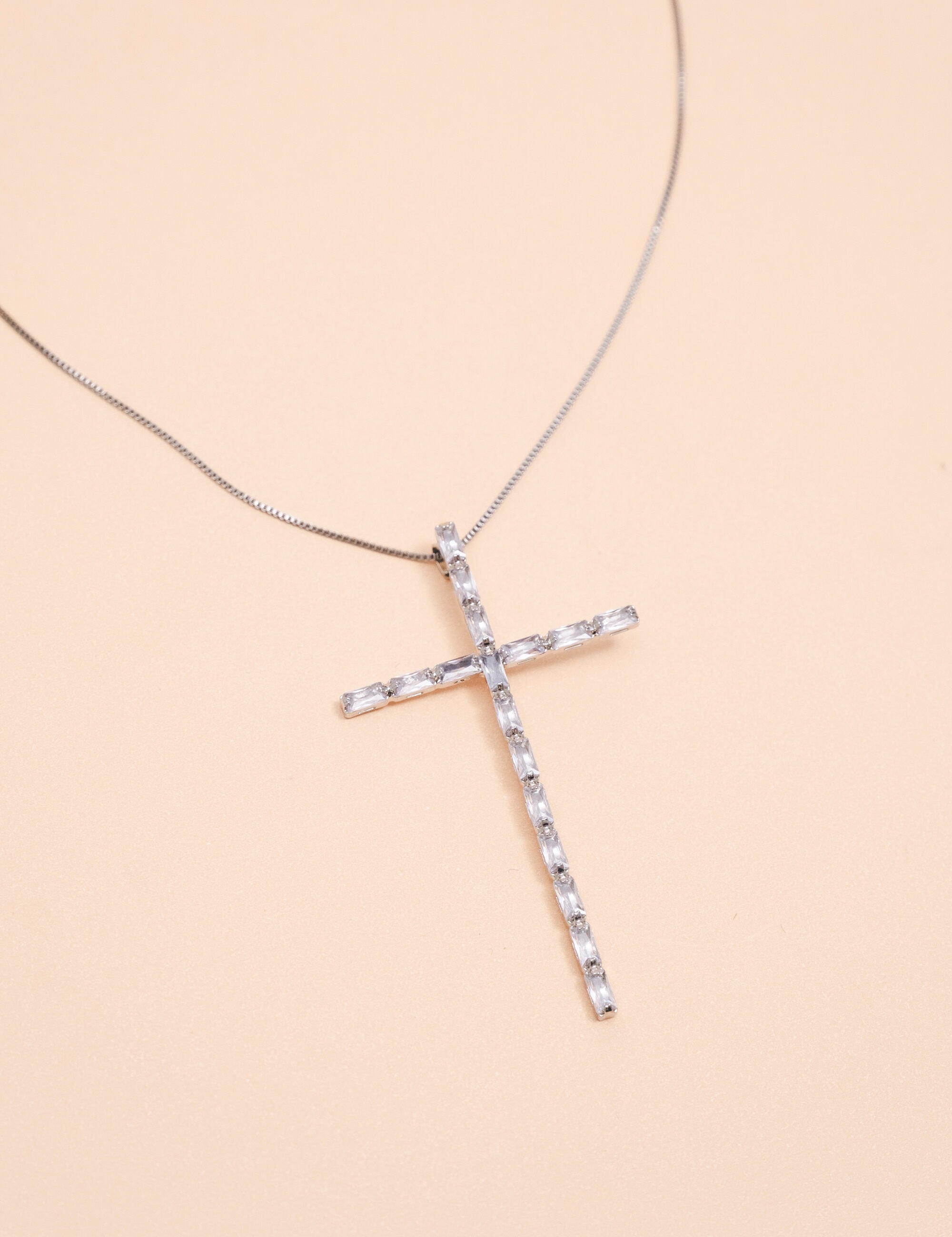COLAR CRUZ SILVER B2B - CO2636VO01