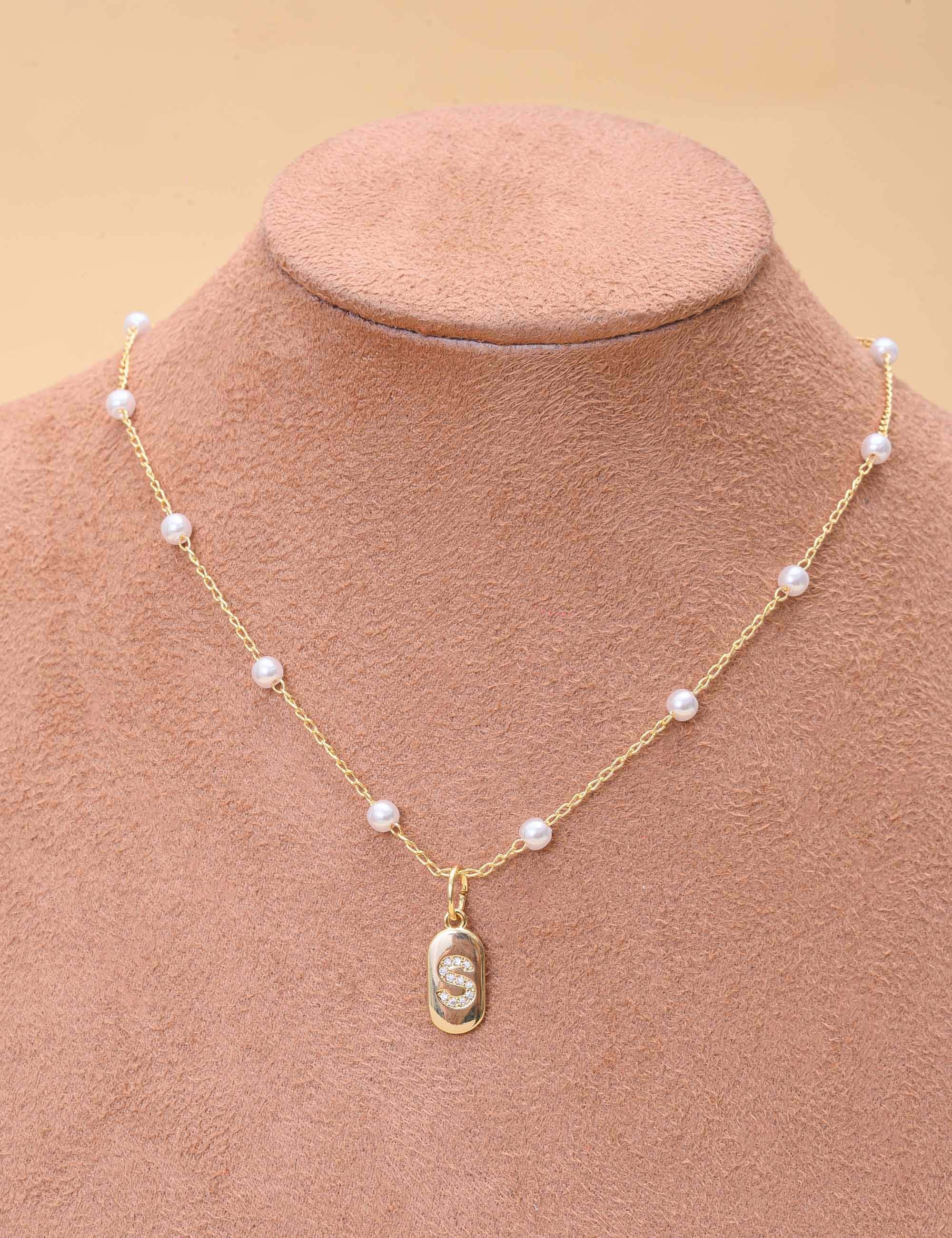 COLAR DE PÉROLA LETRAS - CO29406VO01