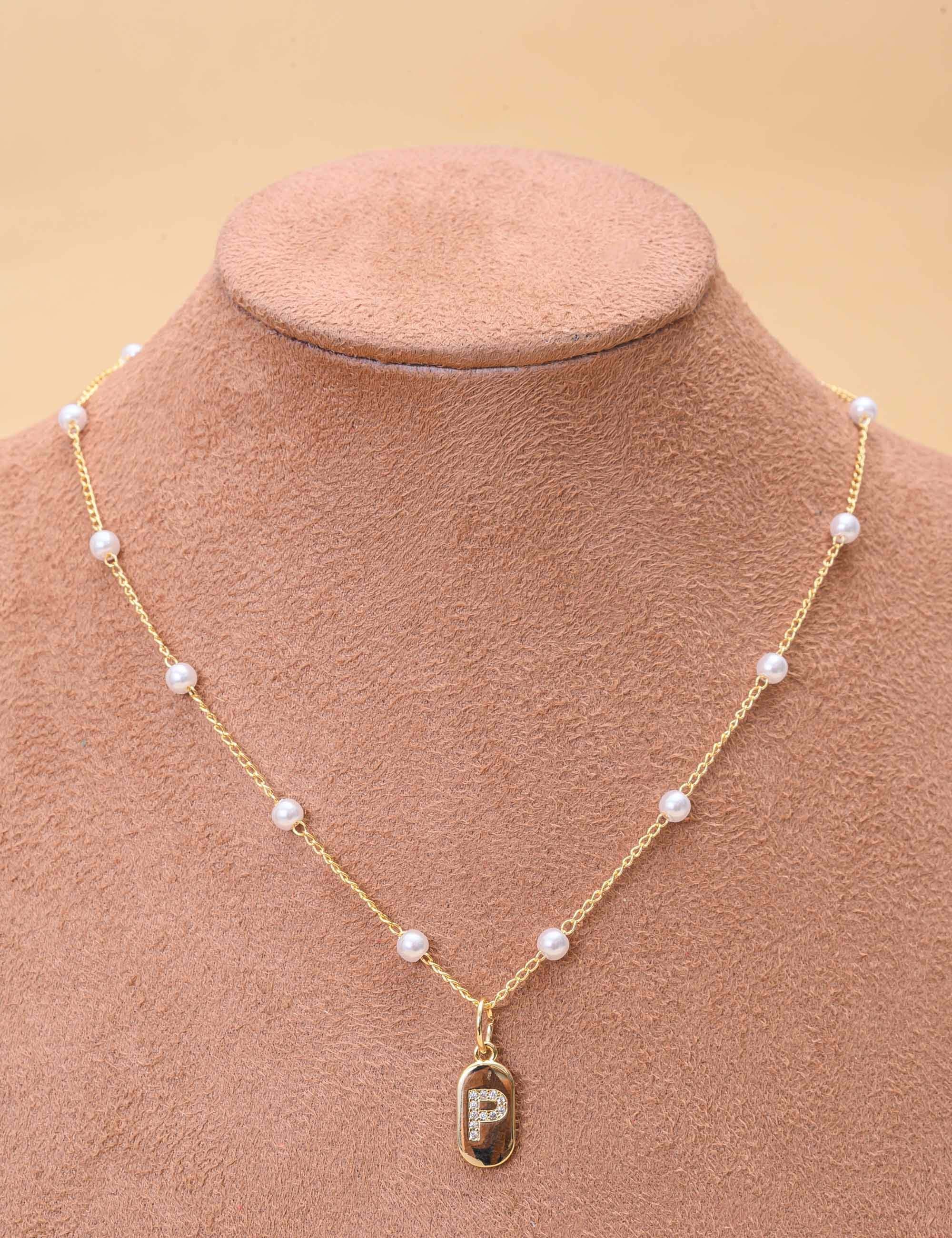 COLAR DE PÉROLA LETRAS - CO29406VO01