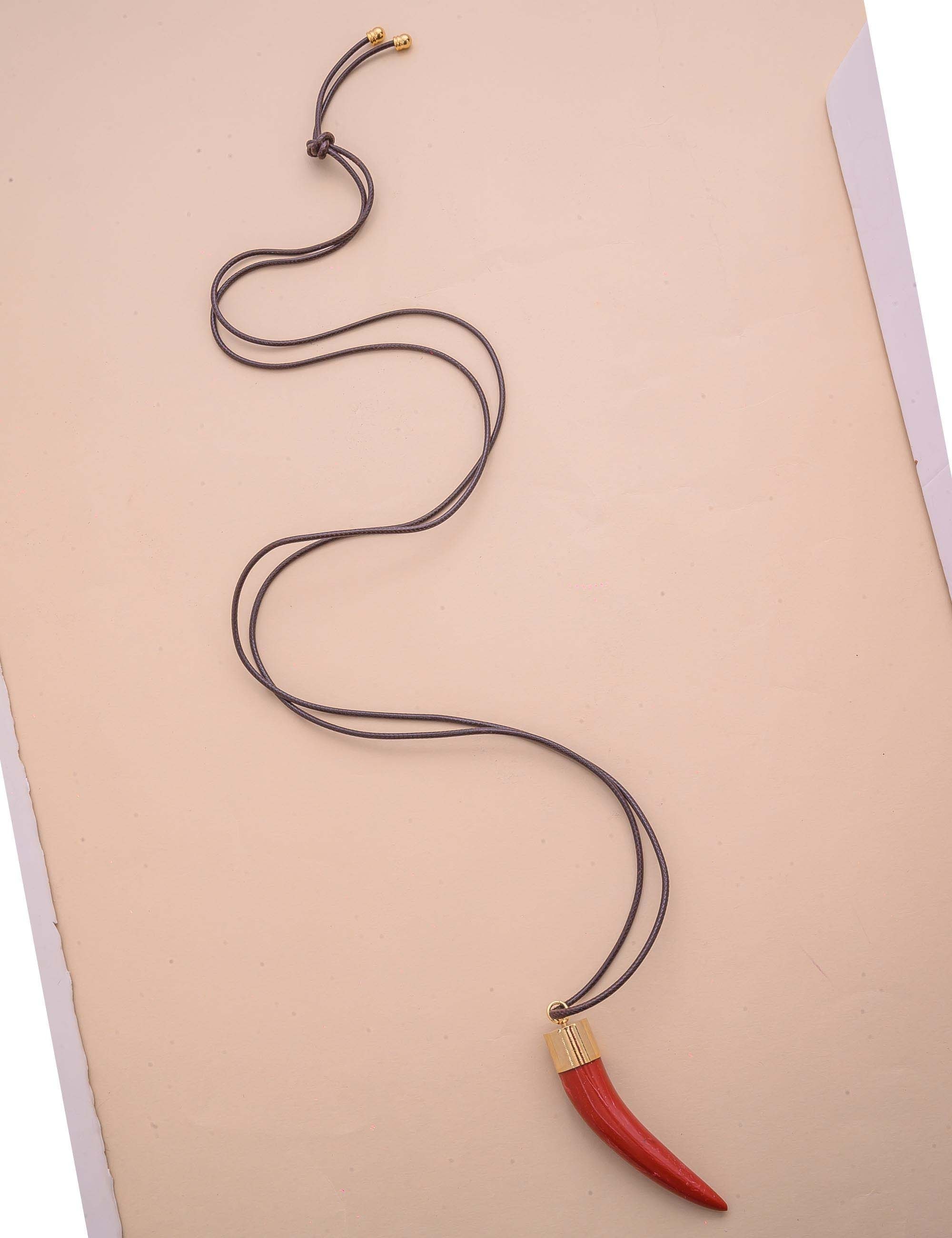 COLAR DENTE VERMELHO - CO29121V006
