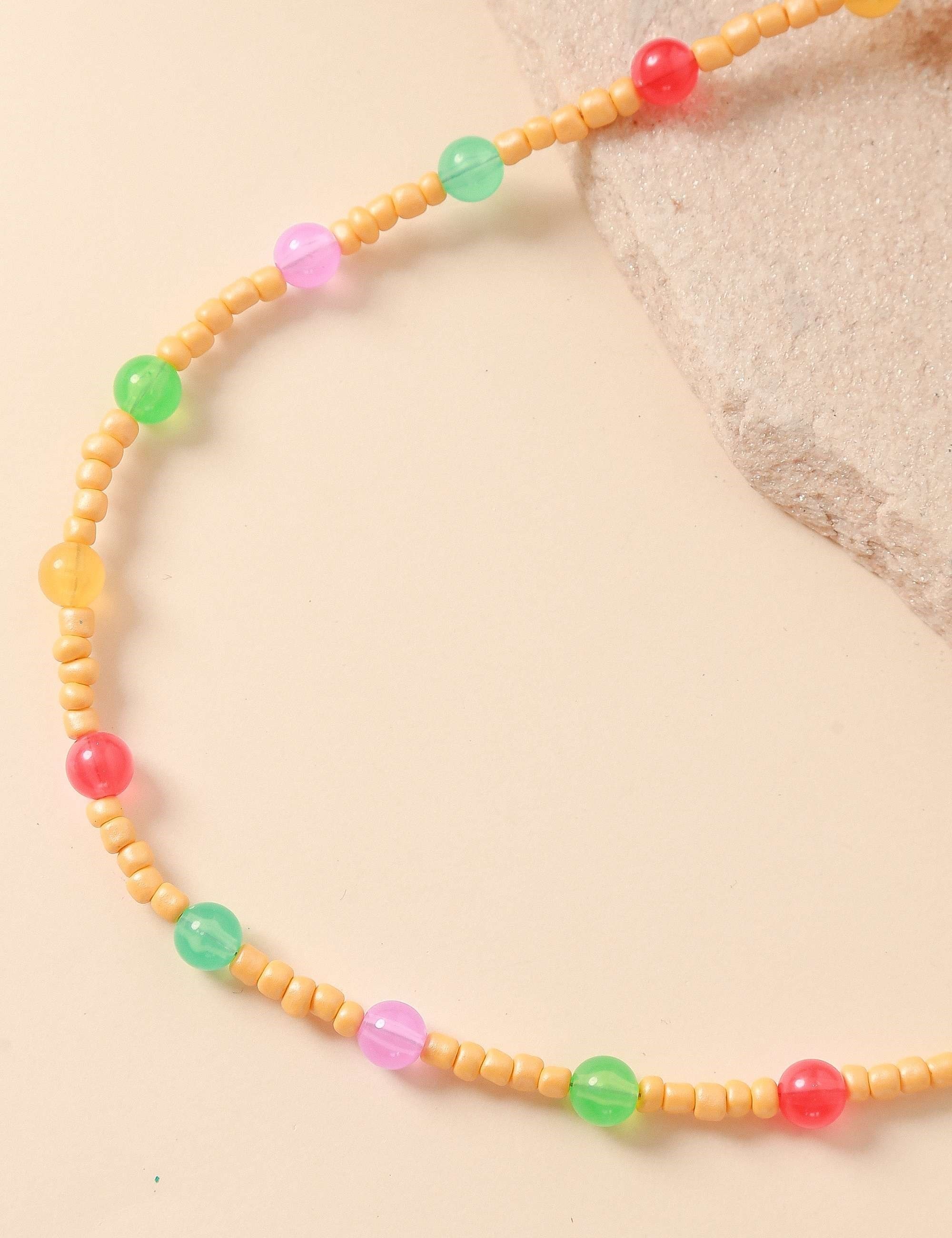 COLAR ESFERAS COLORS AMARELO B2B - CO1054VO02