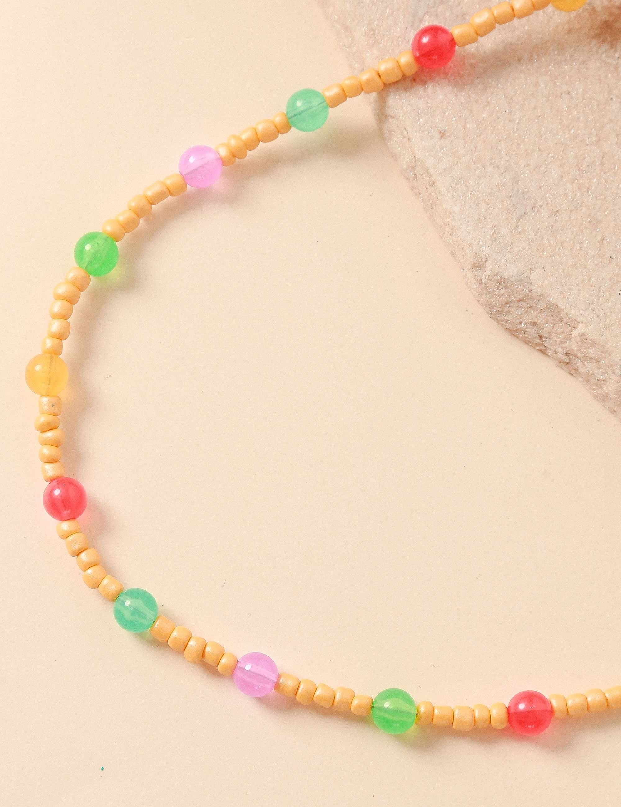 COLAR ESFERAS COLORS AMARELO - CO1054VO02