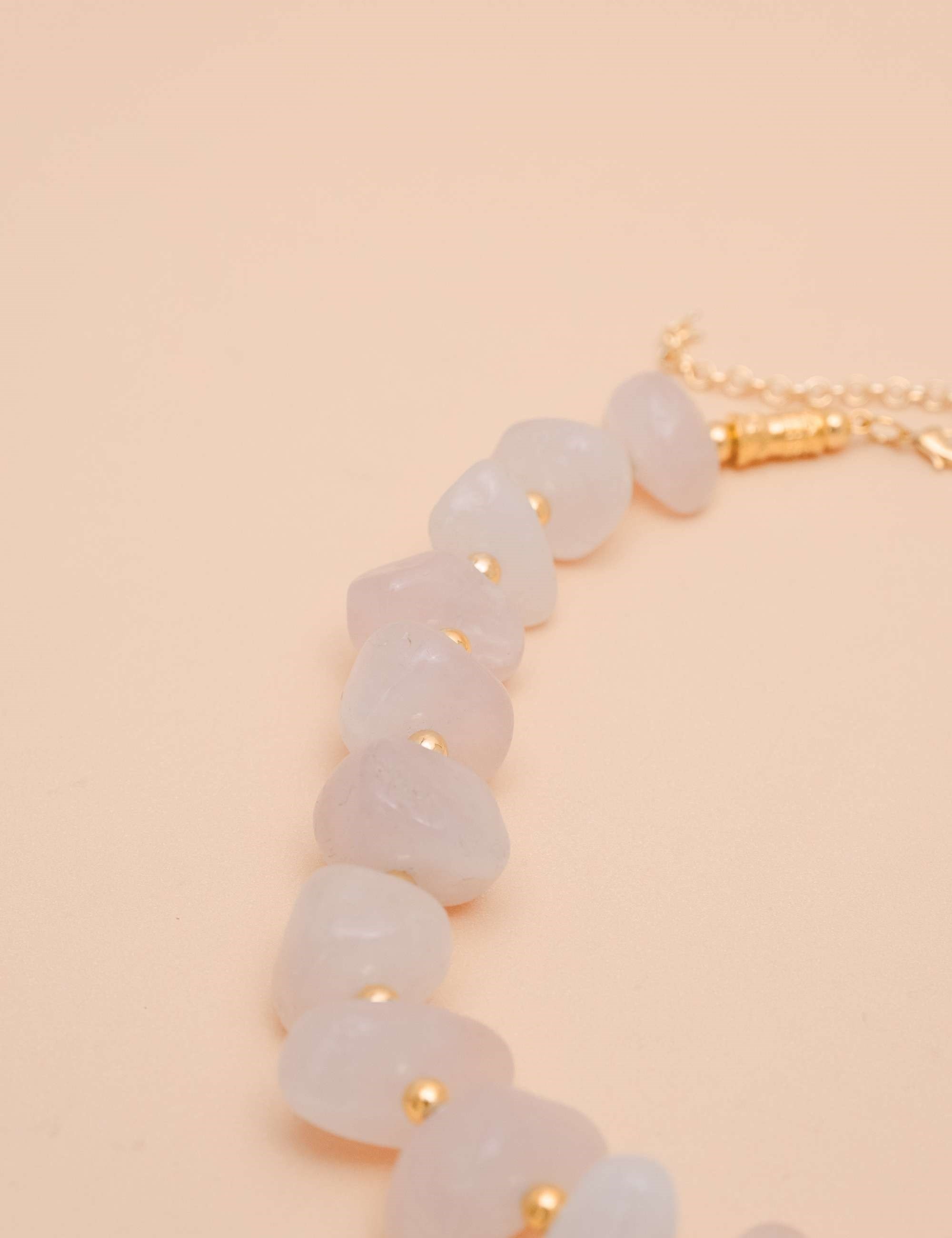 Colar Esme Quartzo Rosa - B2B