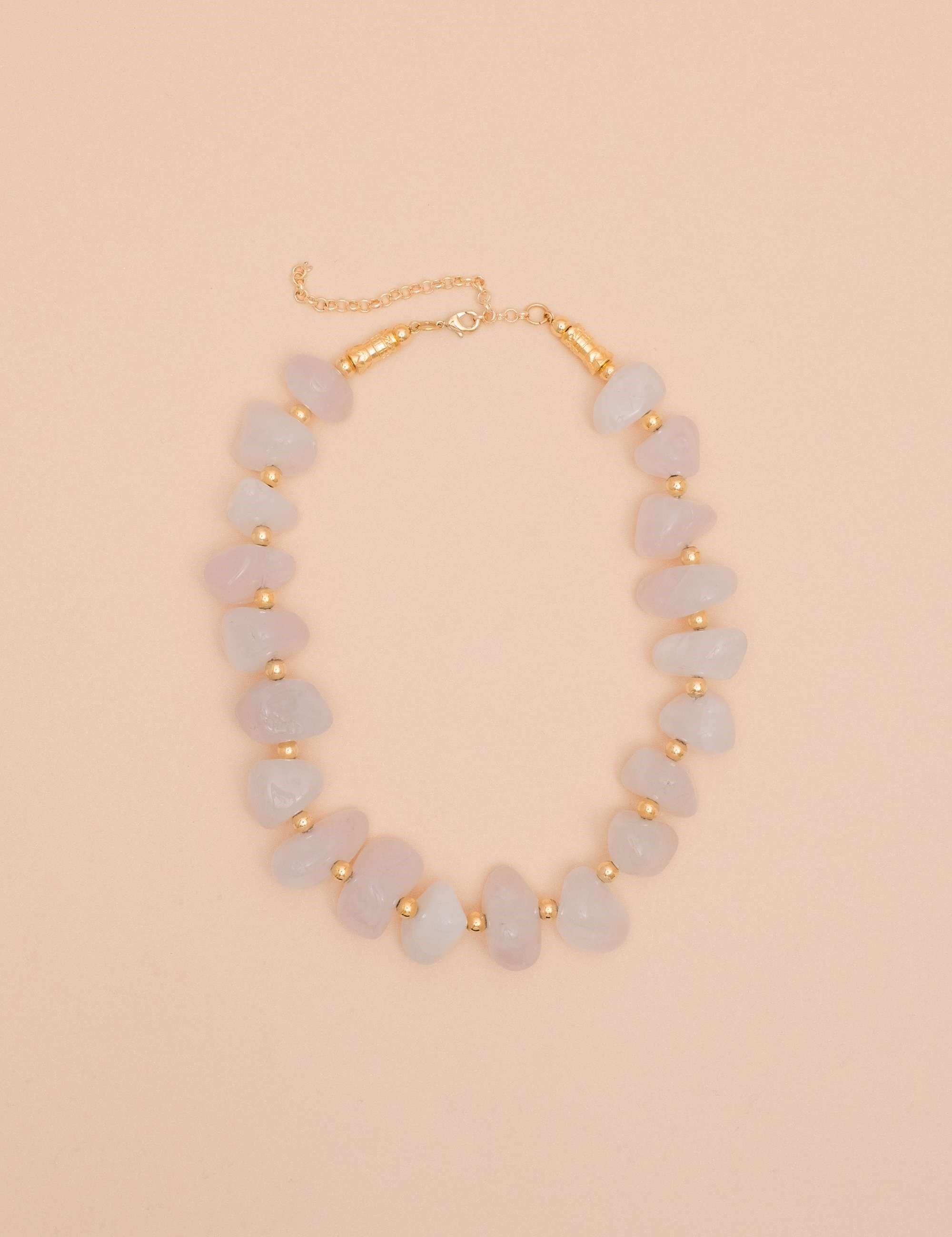 Colar Esme Quartzo Rosa - B2B