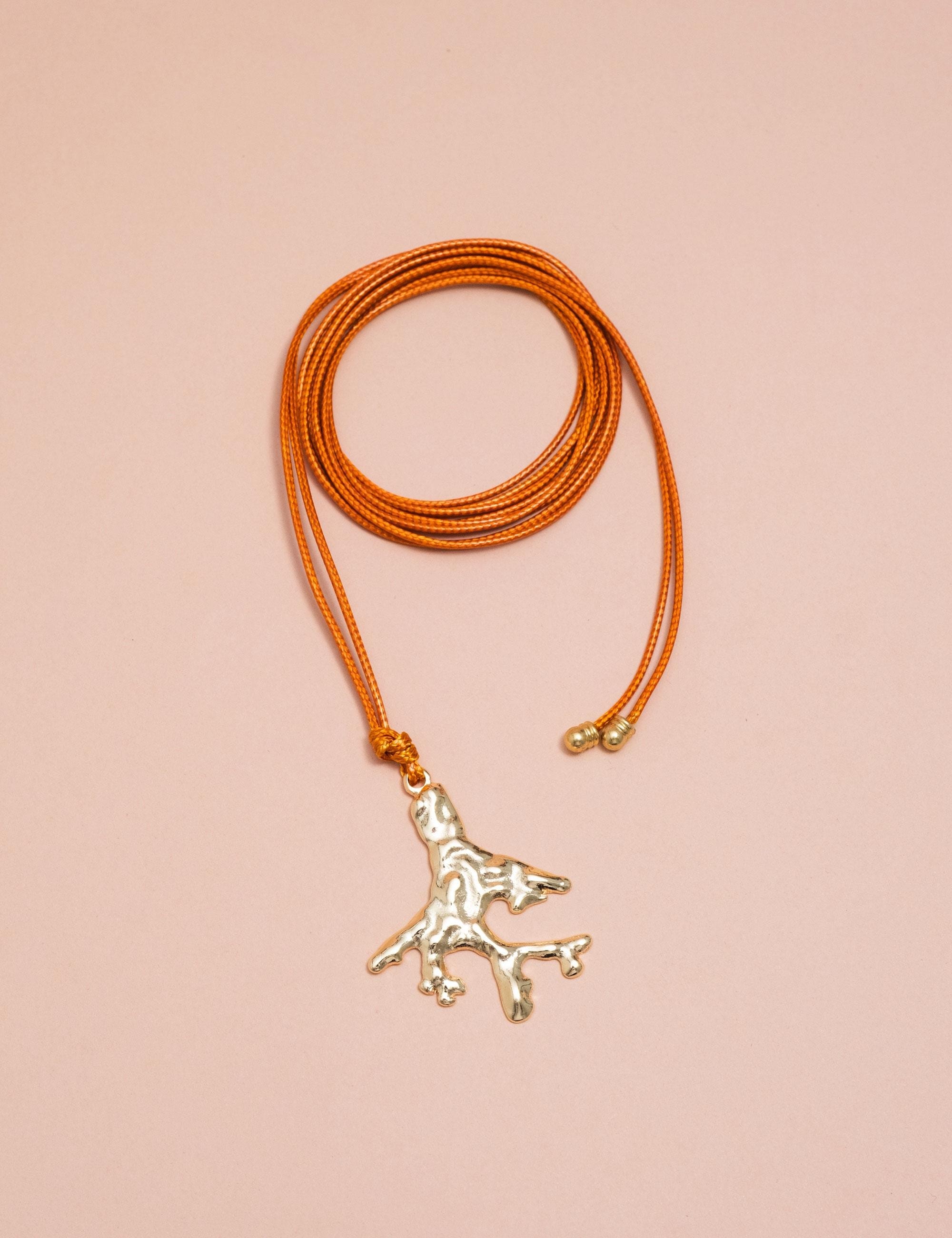 COLAR FIO CORAL OURO - CO3047VO02
