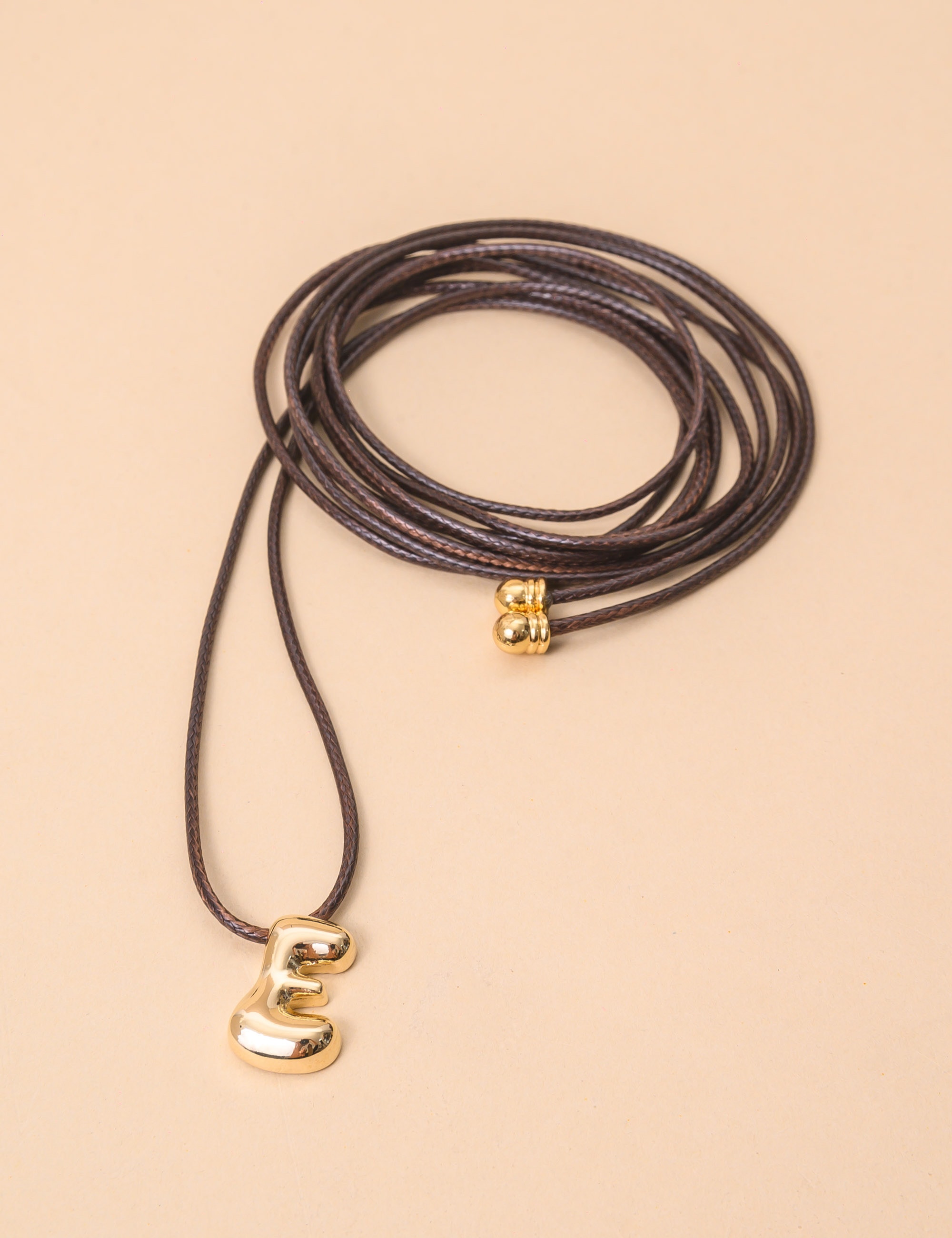 COLAR FIO PINGENTE E MARROM CLARO - CO29208VO07