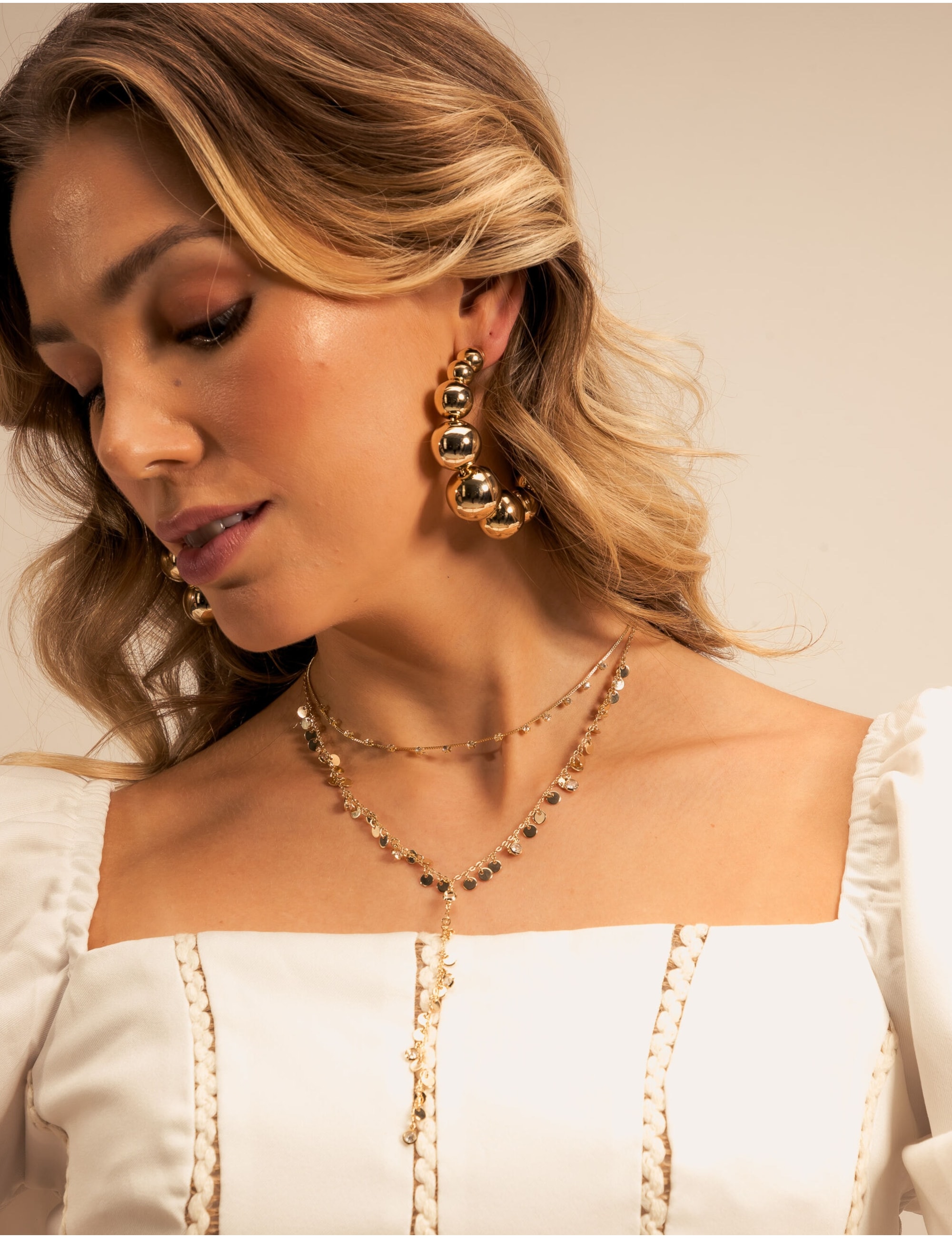 COLAR GRAVATINHA CRISTAL - CO2602VO01