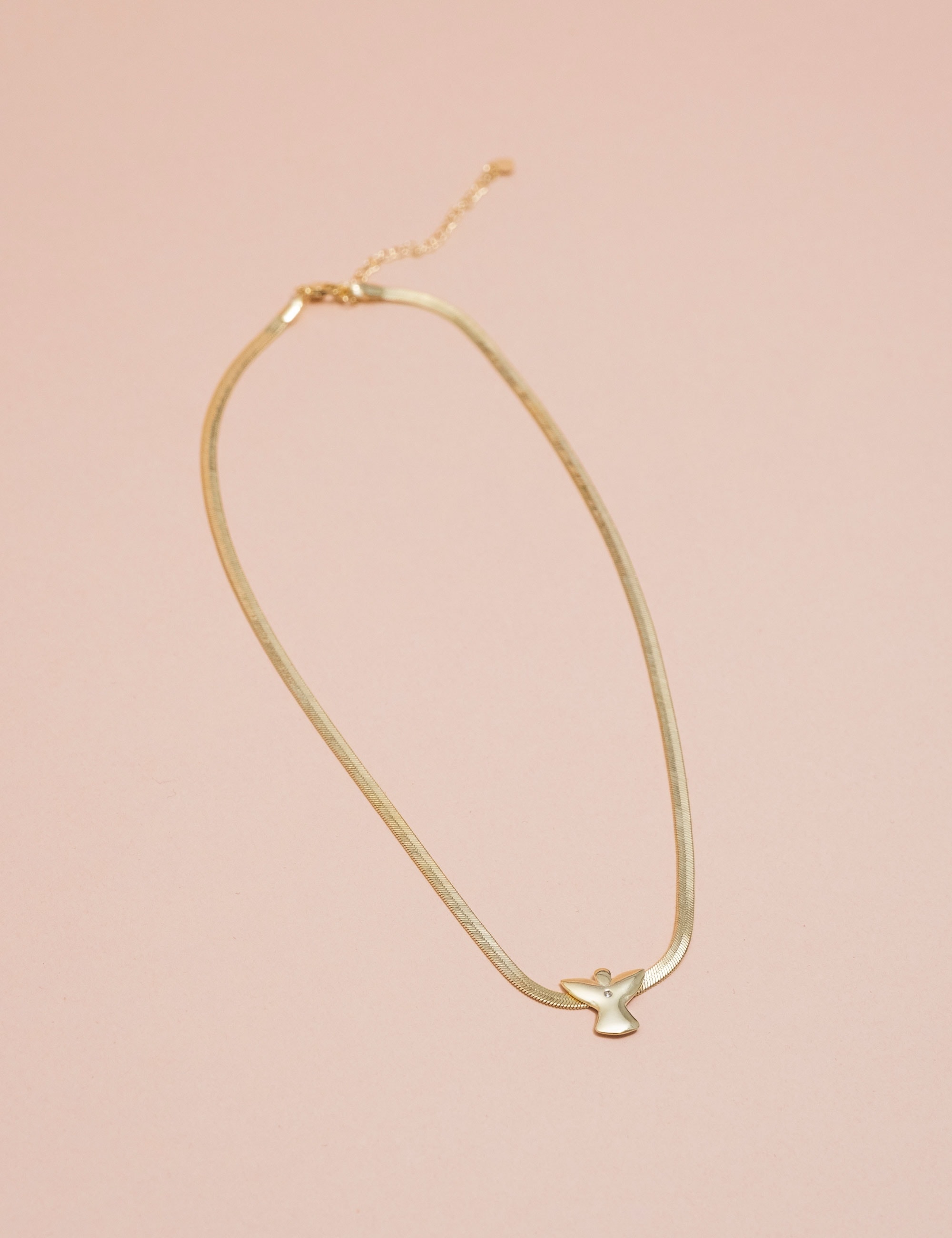 COLAR MALHA ESPIRITO SANTO GOLD