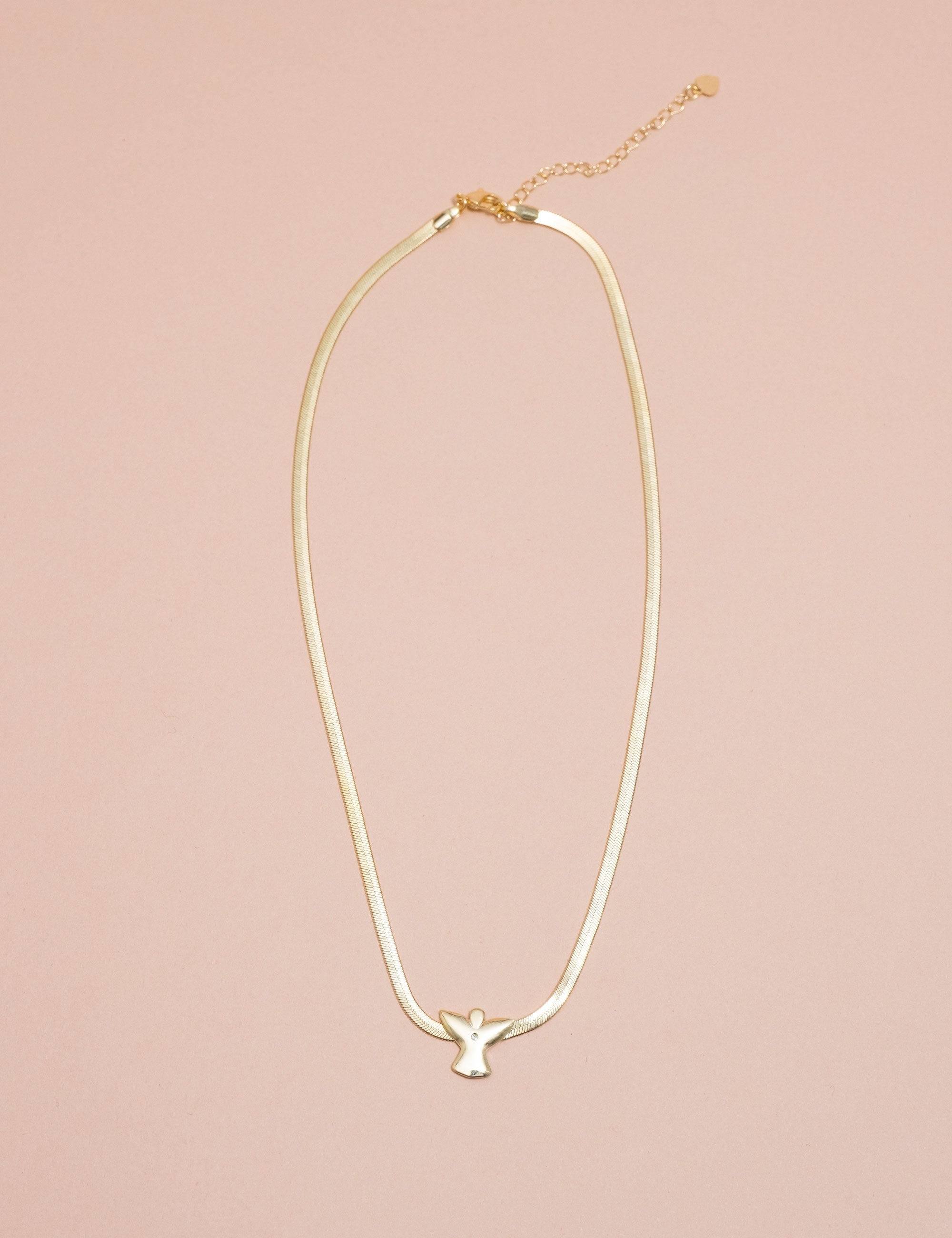 COLAR MALHA ESPIRITO SANTO GOLD