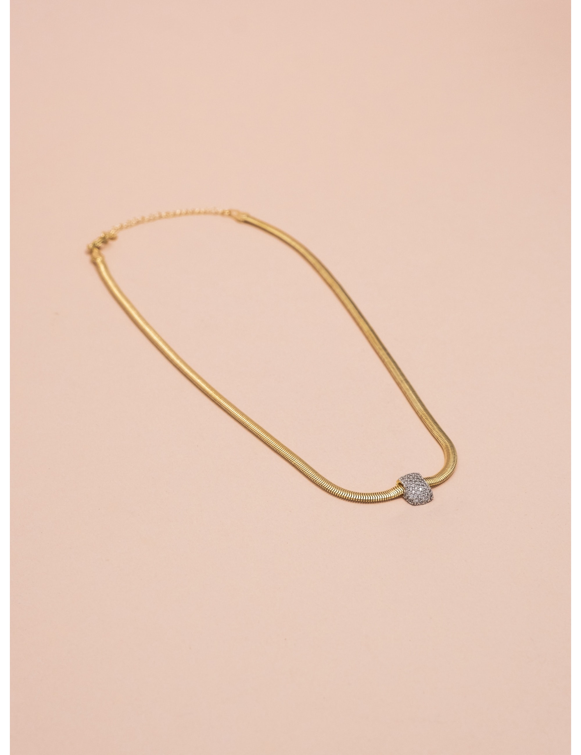 COLAR MALHA ZIRCONIA - CO29065VO01