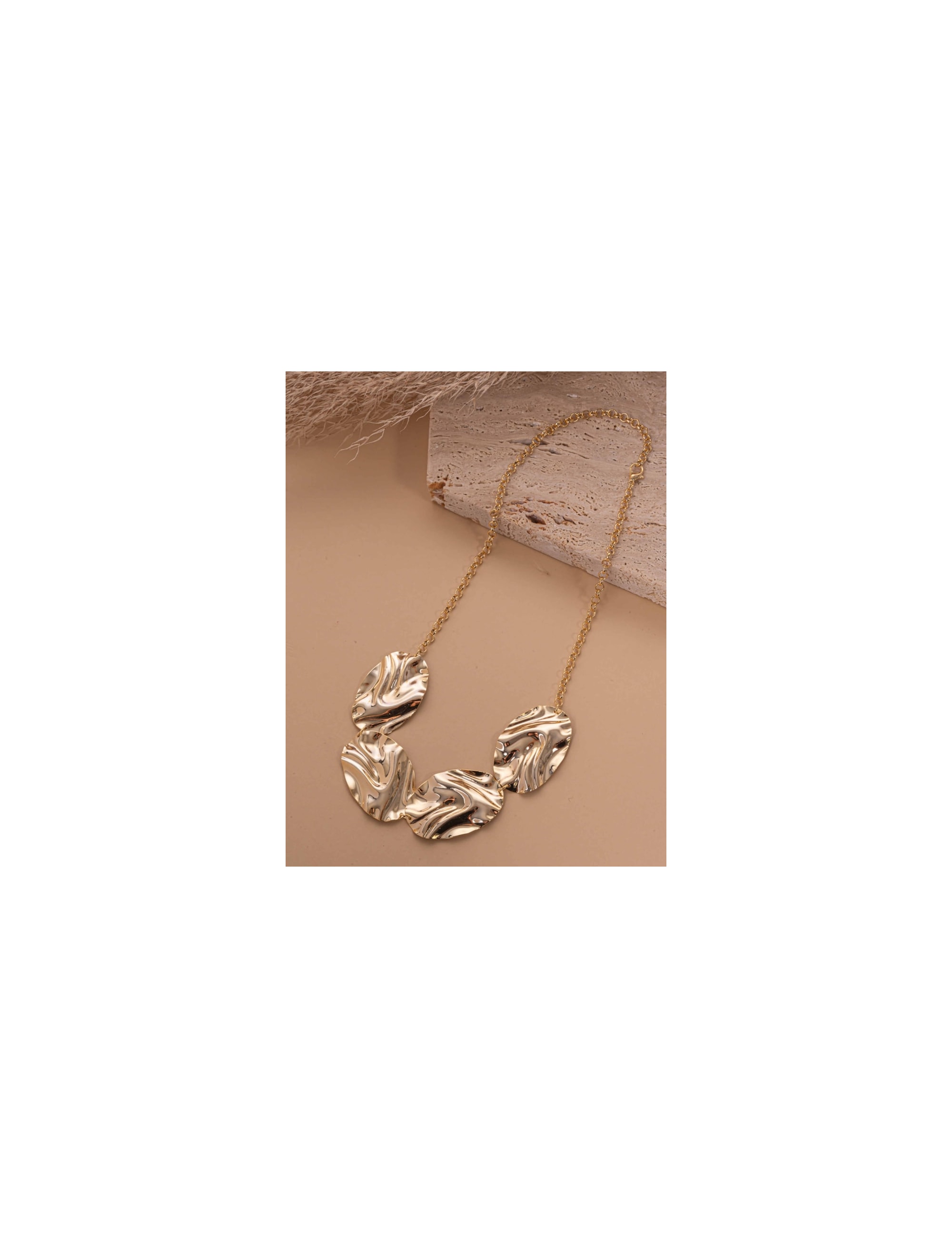 COLAR METAL CHAPA GOLD - CO2409VO01