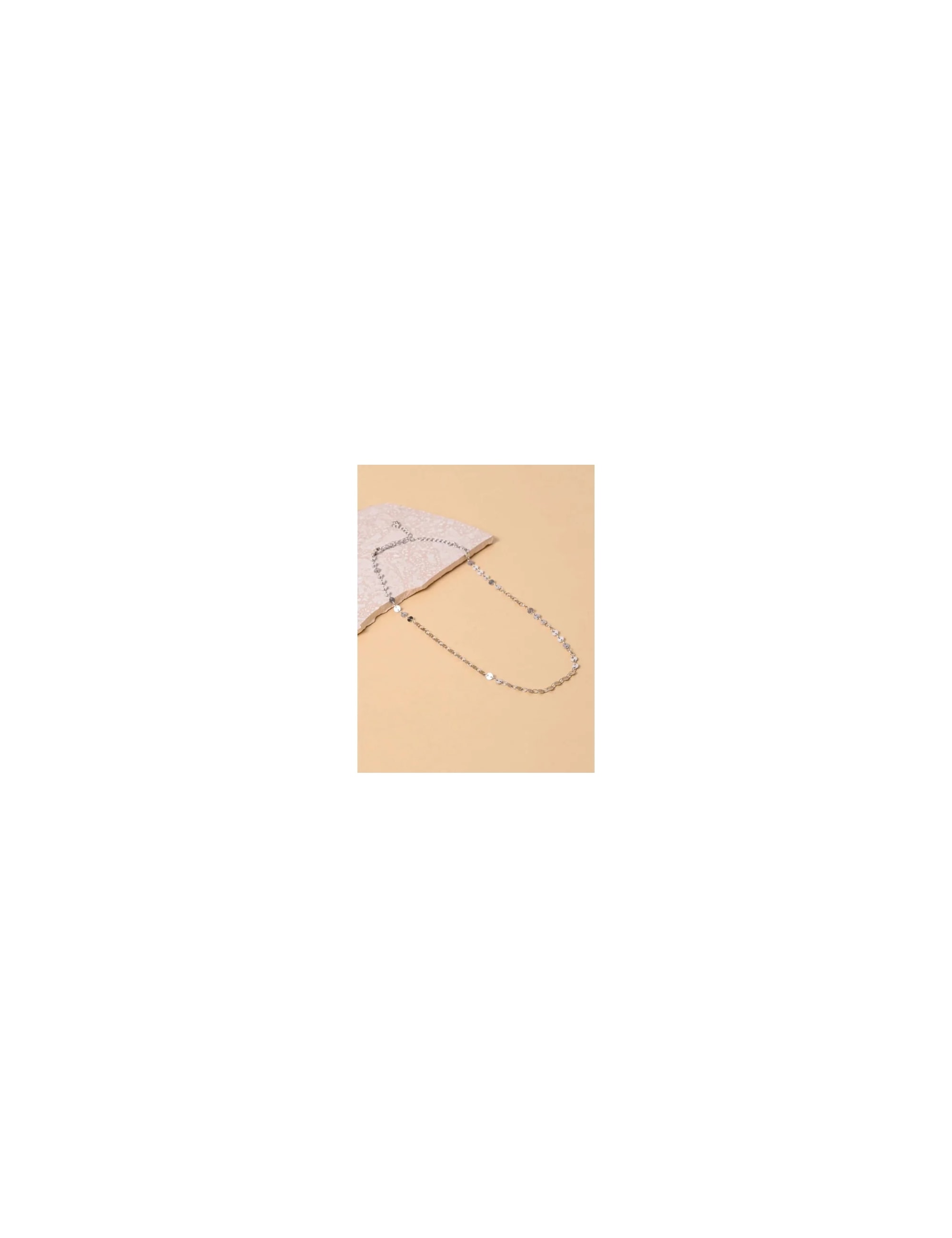COLAR MOEDINHA LONGO SILVER - CO2066VO01