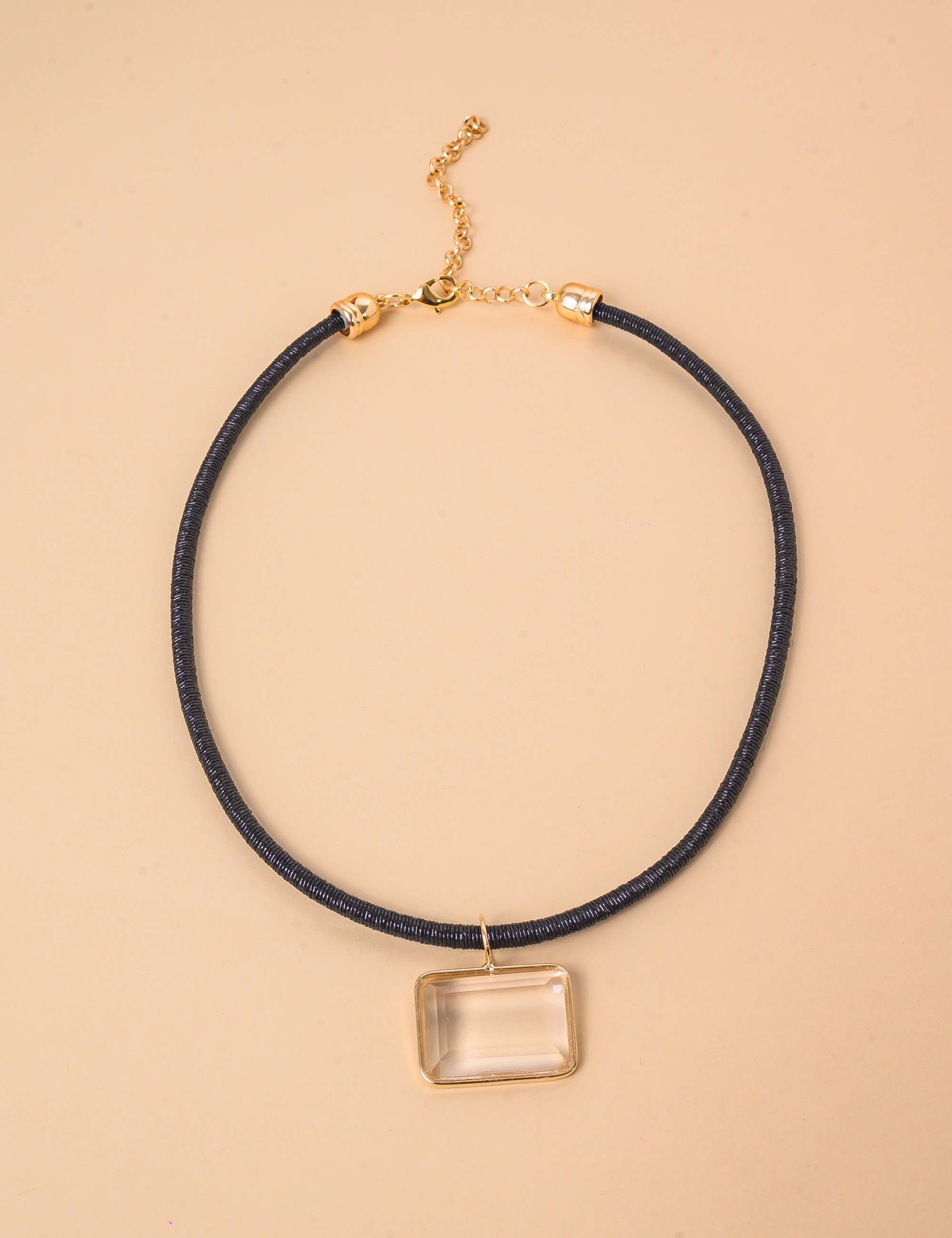 COLAR PINGENTE CRISTAL - CO29313