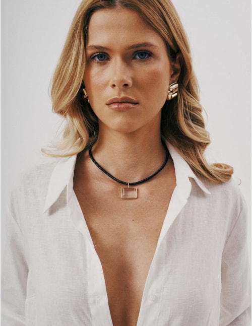 COLAR PINGENTE CRISTAL - CO29313VO01