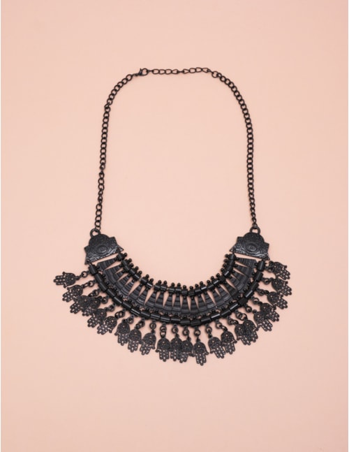 COLAR RÓDIO NEGRO VINTAGE - CO29124VO03