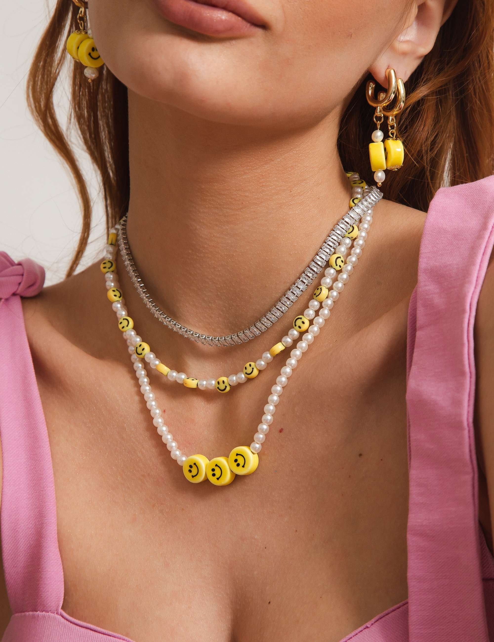 Colar Trio Smile Beads