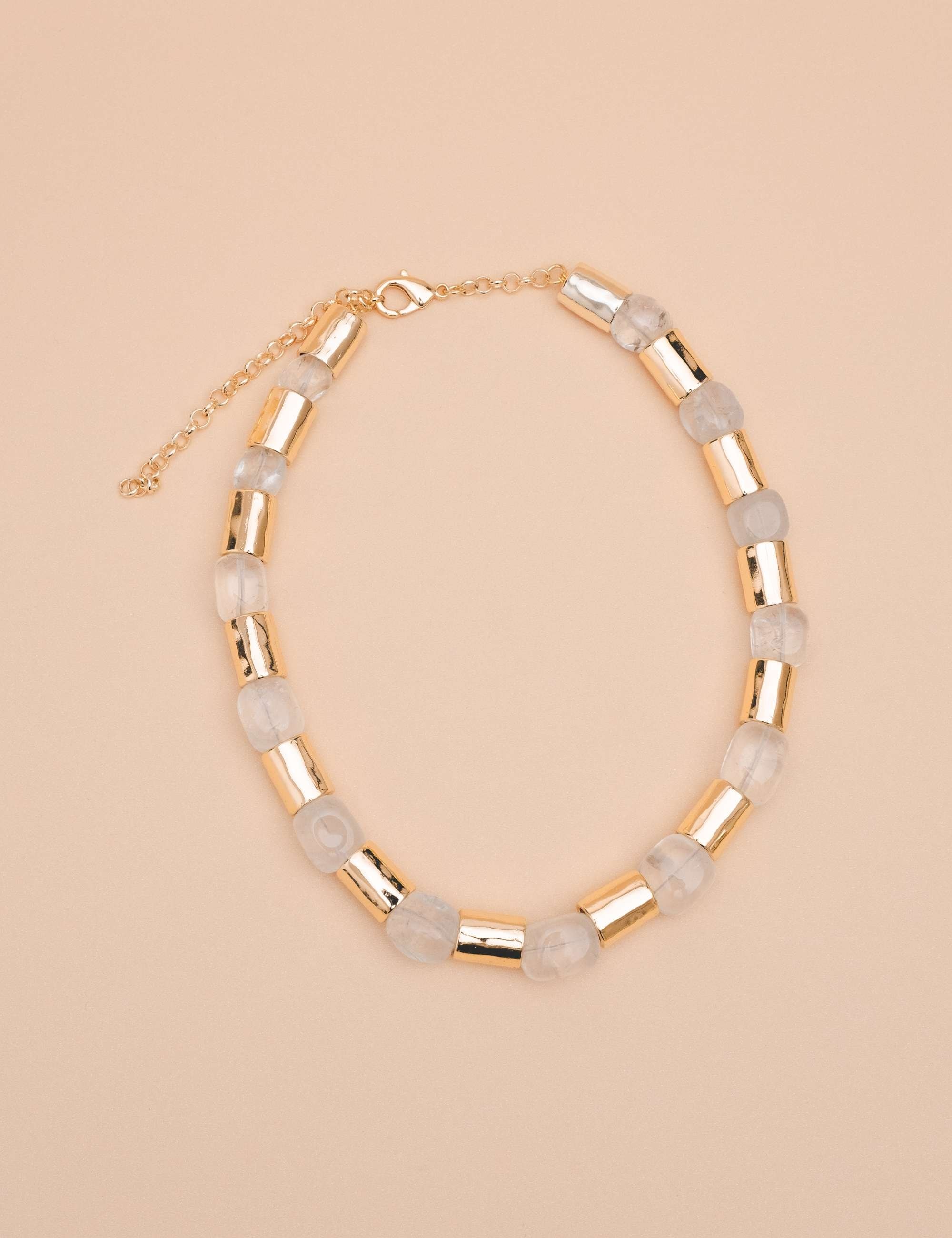 Colar Tubos Cristal