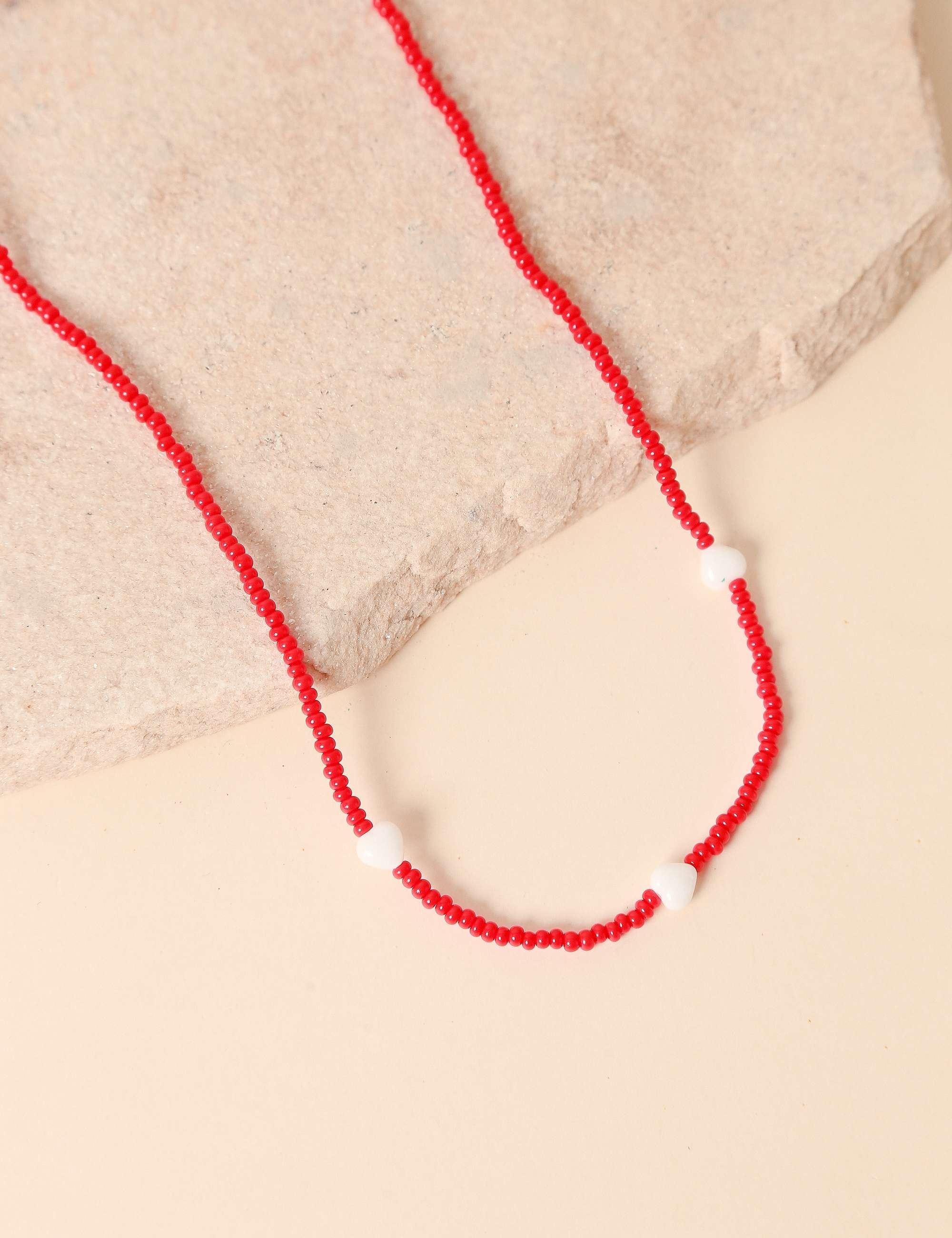 COLAR VERMELHO CORAÇÃO - CO0110VO01