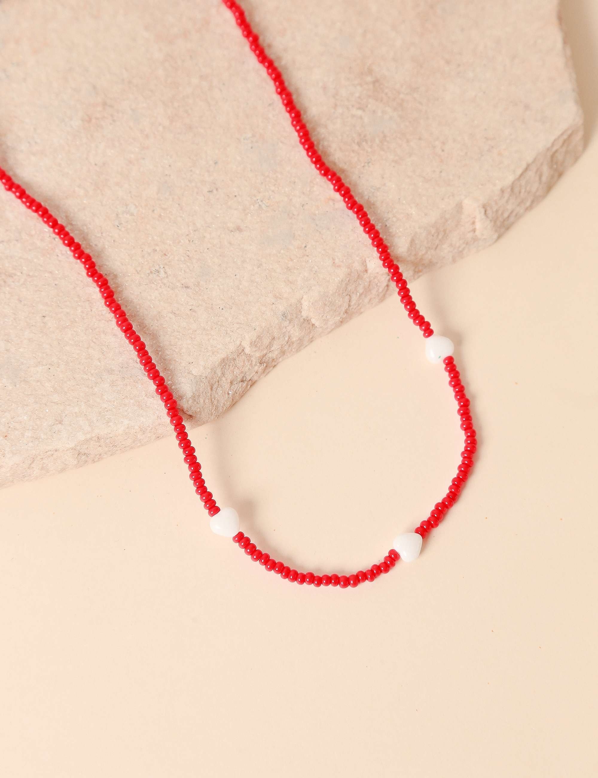 COLAR VERMELHO CORAÇÃO - CO0110VO01