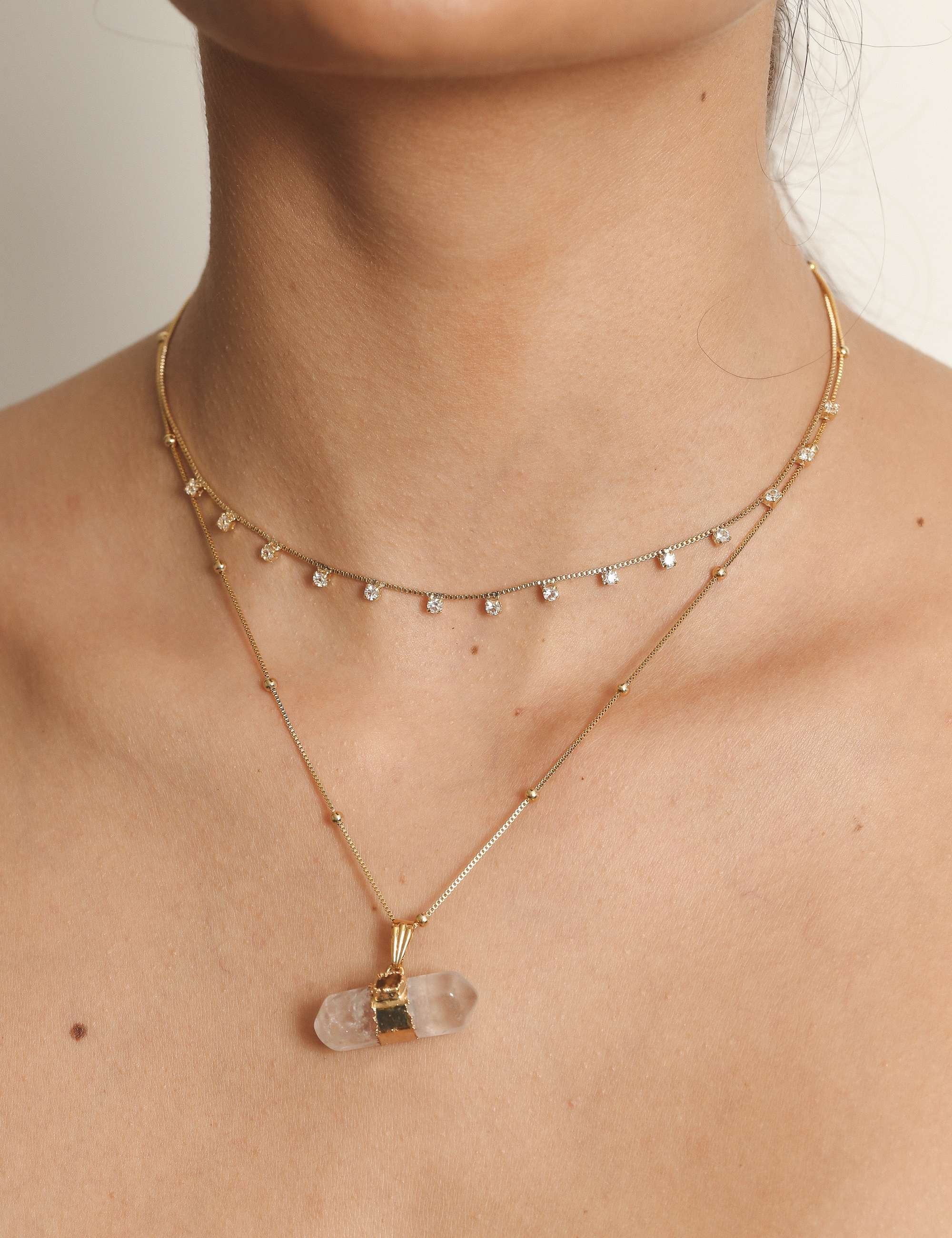 Colar Zircônia Cristal