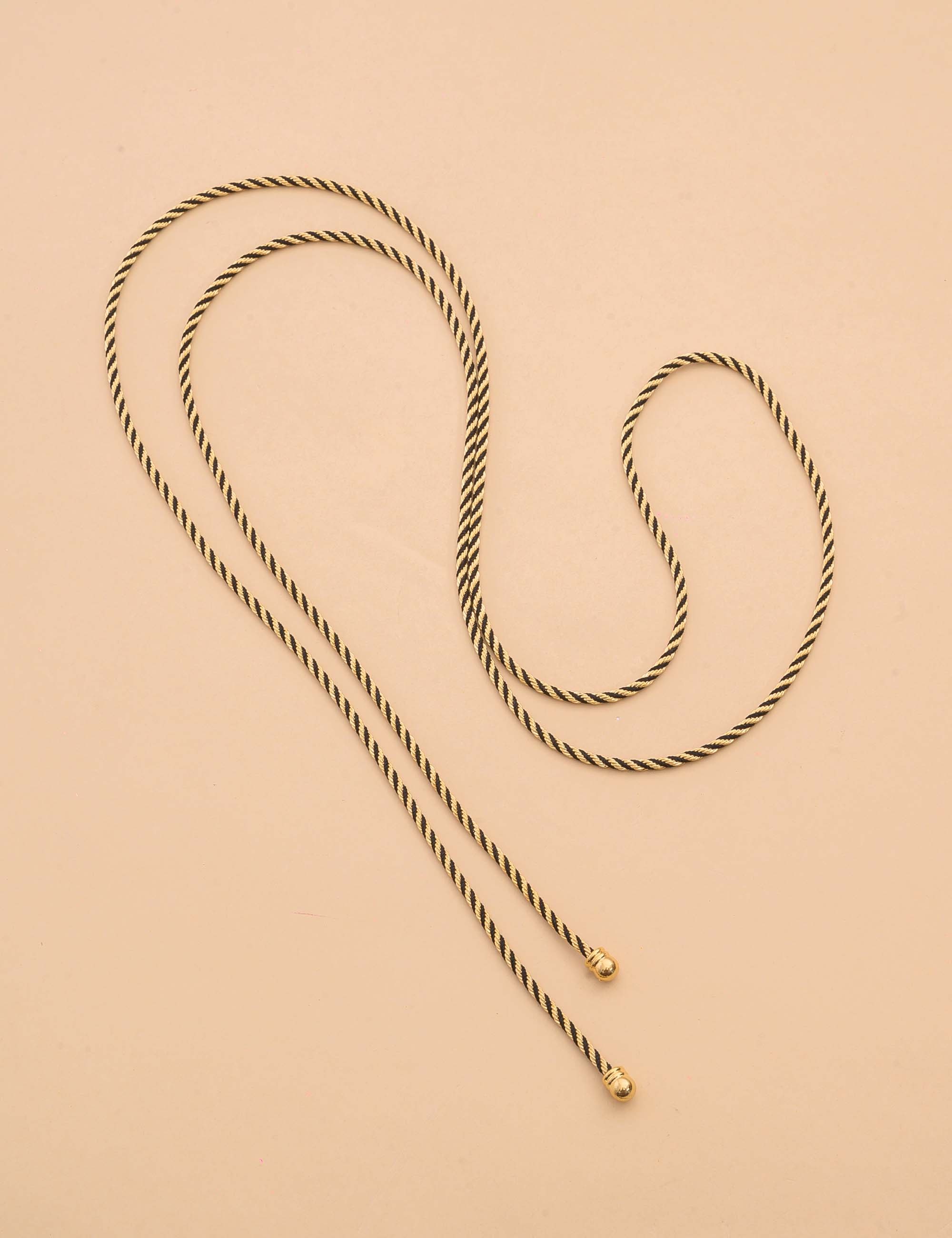 CORDÃO MARROQUINO PRETO  - CO0122VO017