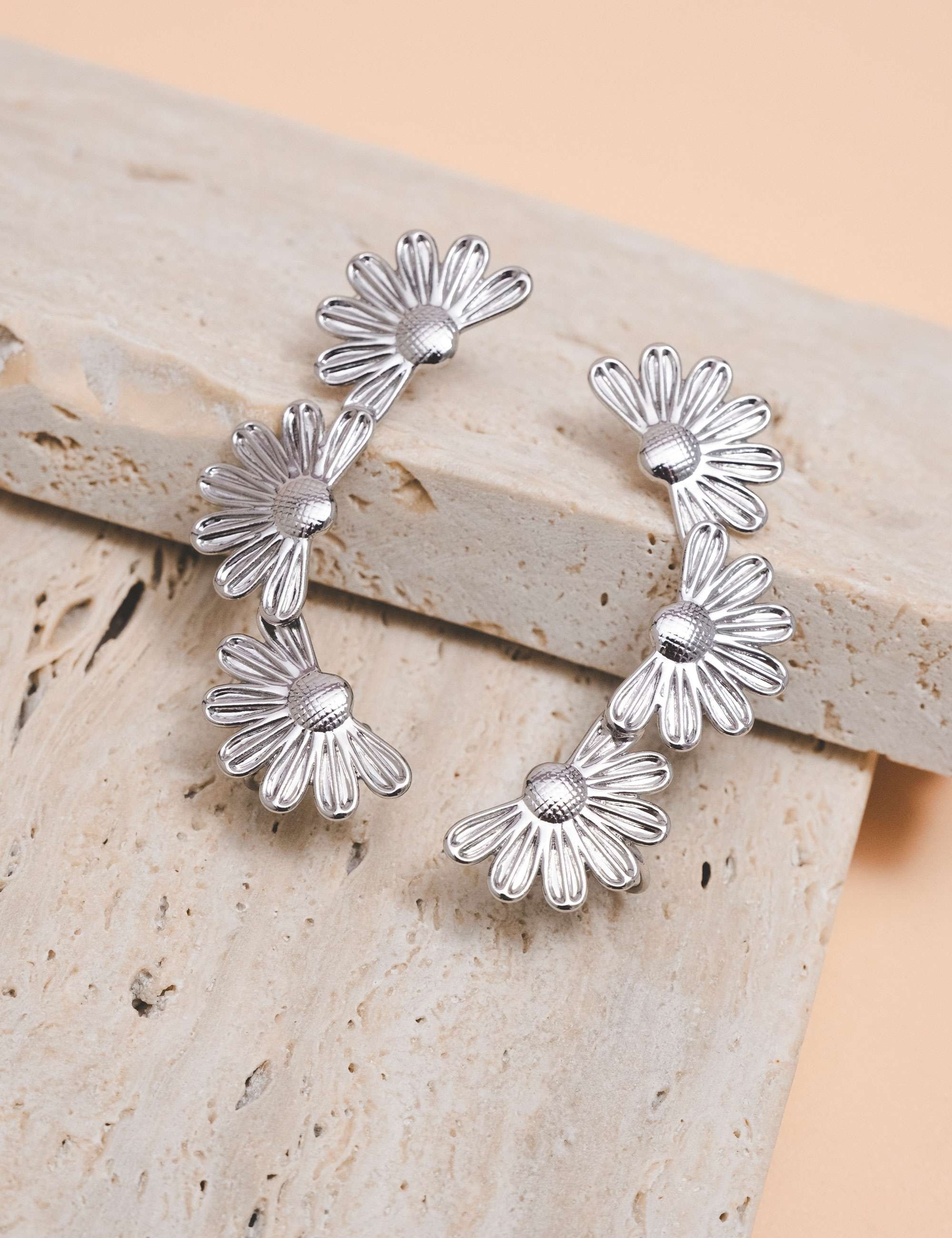 EARCUFF FLOR BIANCO - BR2959VO02