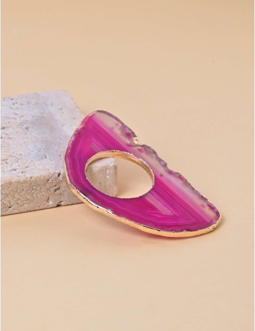 Porta Guardanapo Chapa Ágata Rosa